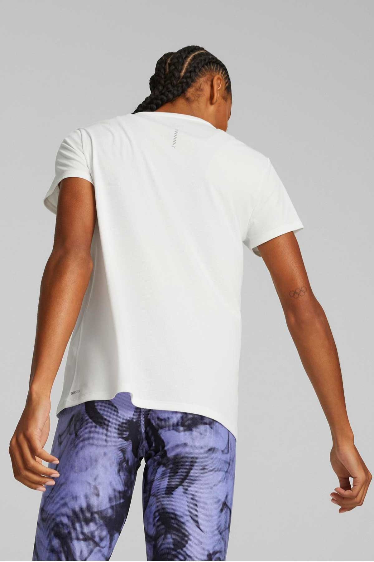 Puma Run Favorite Kadın Tişört 52316602 Beyaz