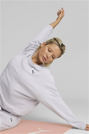 Puma Studio Ft Sweatshirt Kadın Sweatshirt 52316768 Mor