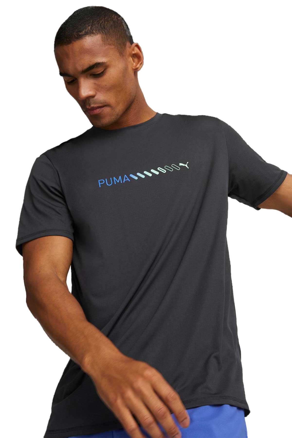 Puma Run Favorite Erkek Tişört 52338701 Siyah
