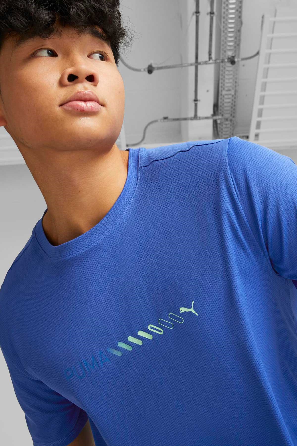 Puma Run Favorite Erkek Tişört 52338792 Mavi