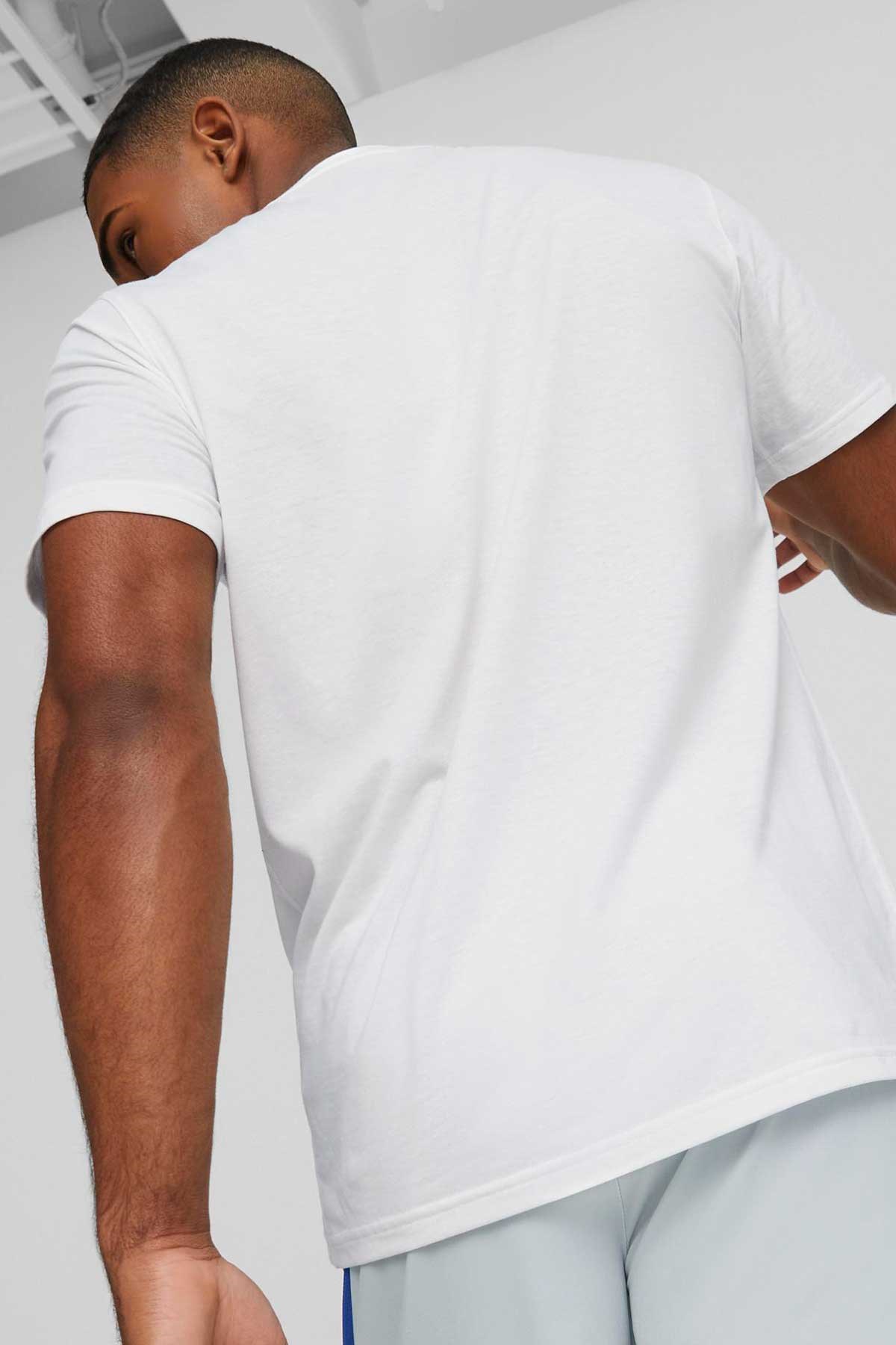 Puma Graphic Erkek Tişört 52341402 Beyaz