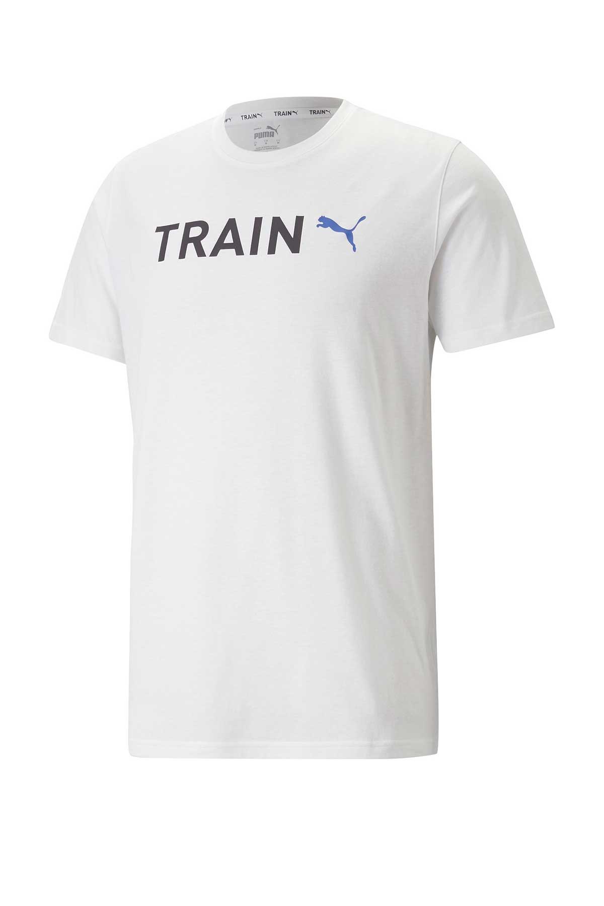 Puma Graphic Erkek Tişört 52341402 Beyaz