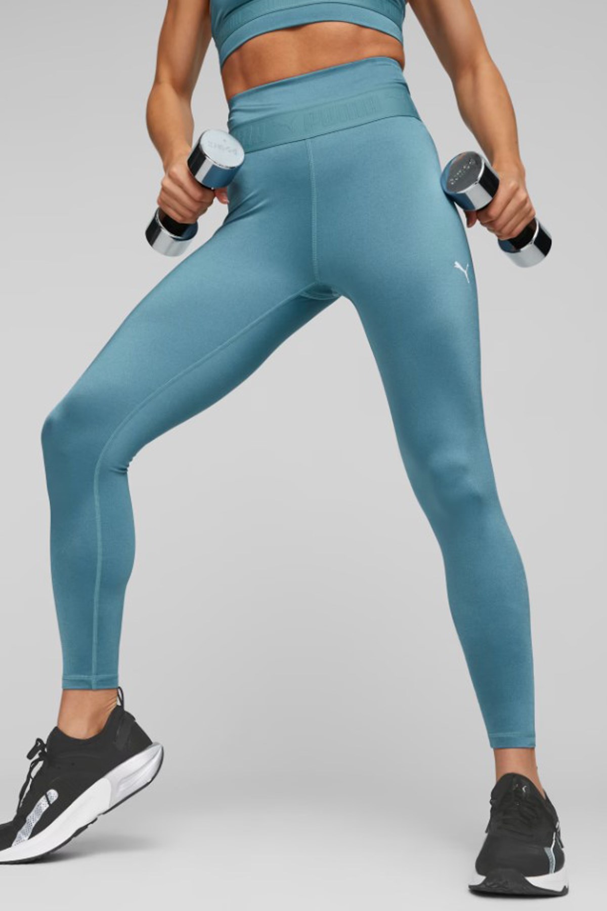 Puma Strong 7/8 Shine Kadın Tayt 52387348 Mavi