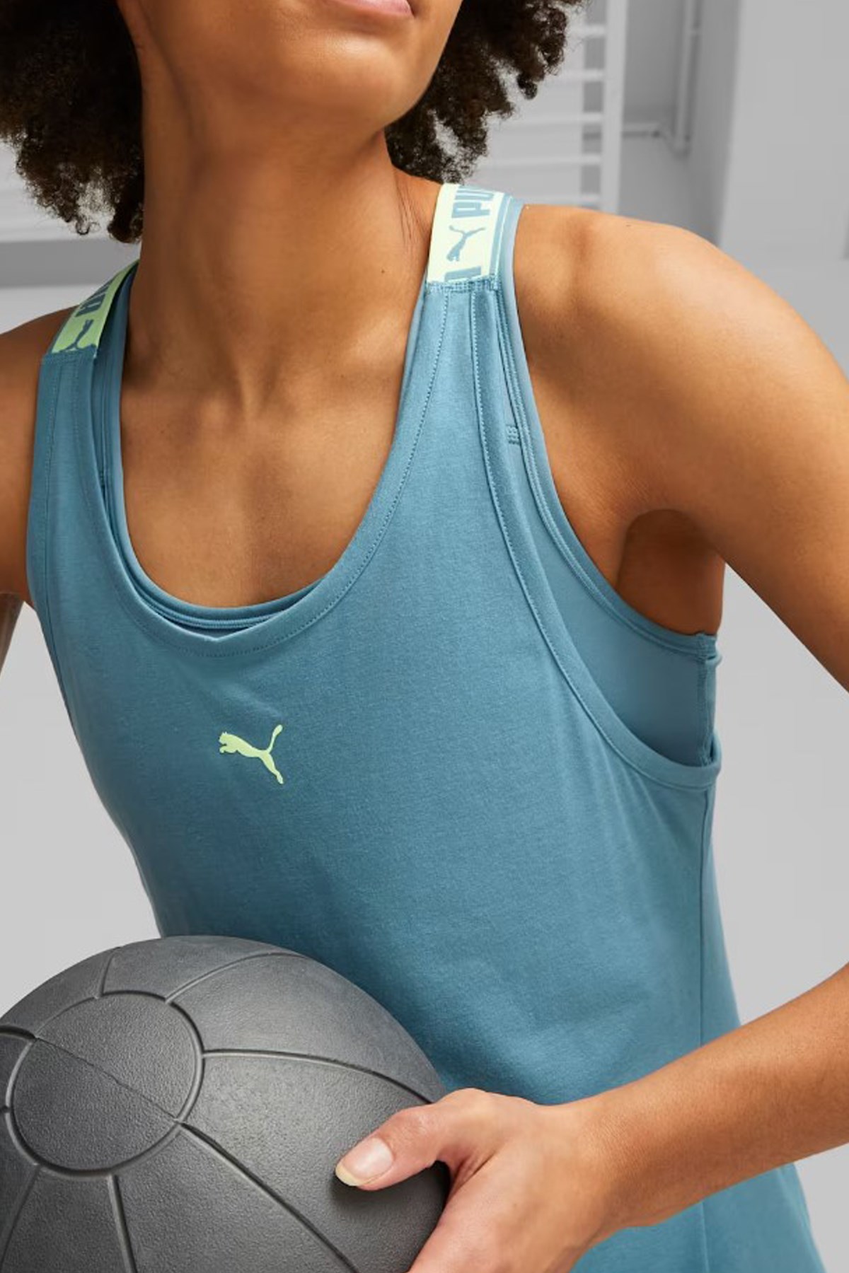 Puma Strong Tank Kadın Spor Atlet 52387548 Mavi
