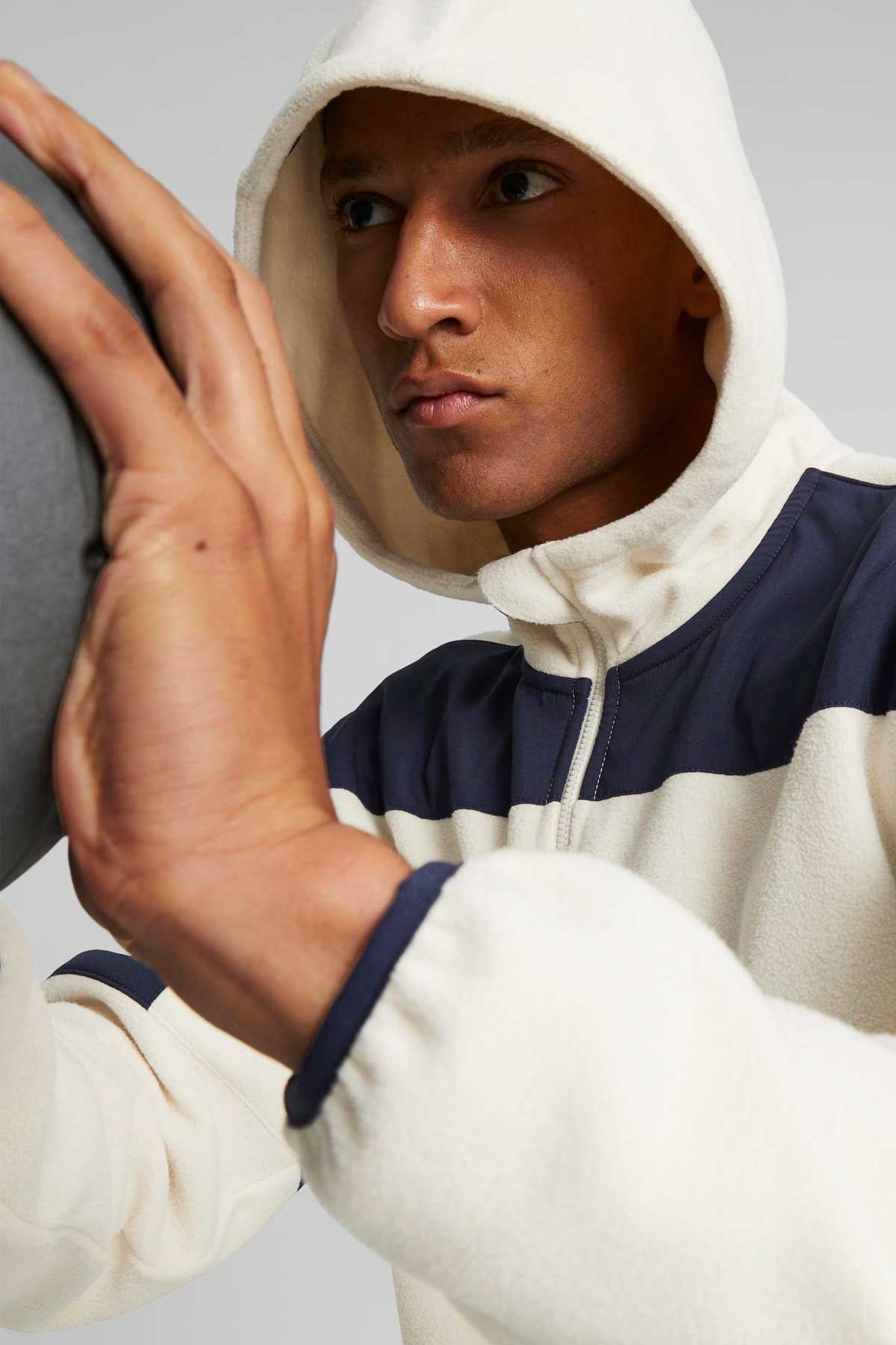 Puma Fit Hybrid Polar Erkek Sweatshirt 52389187 Beyaz