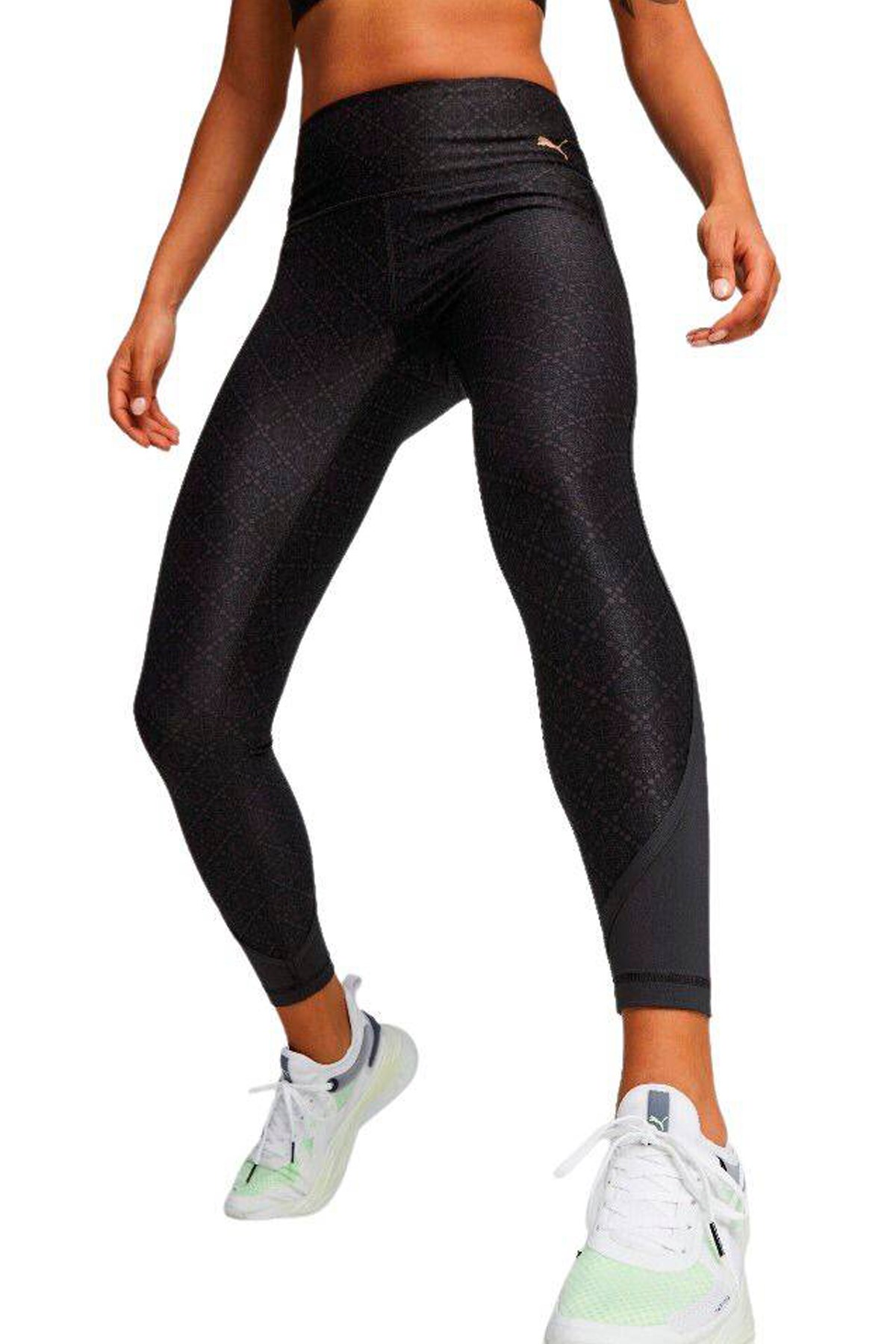 Puma Logo Love Hw Fl Kadın Tayt 52390701 Siyah