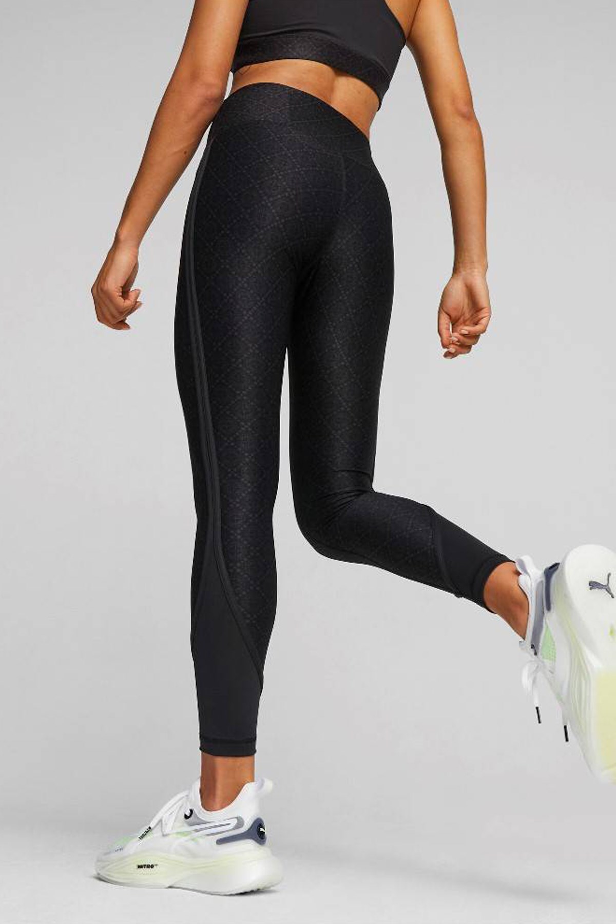 Puma Logo Love Hw Fl Kadın Tayt 52390701 Siyah