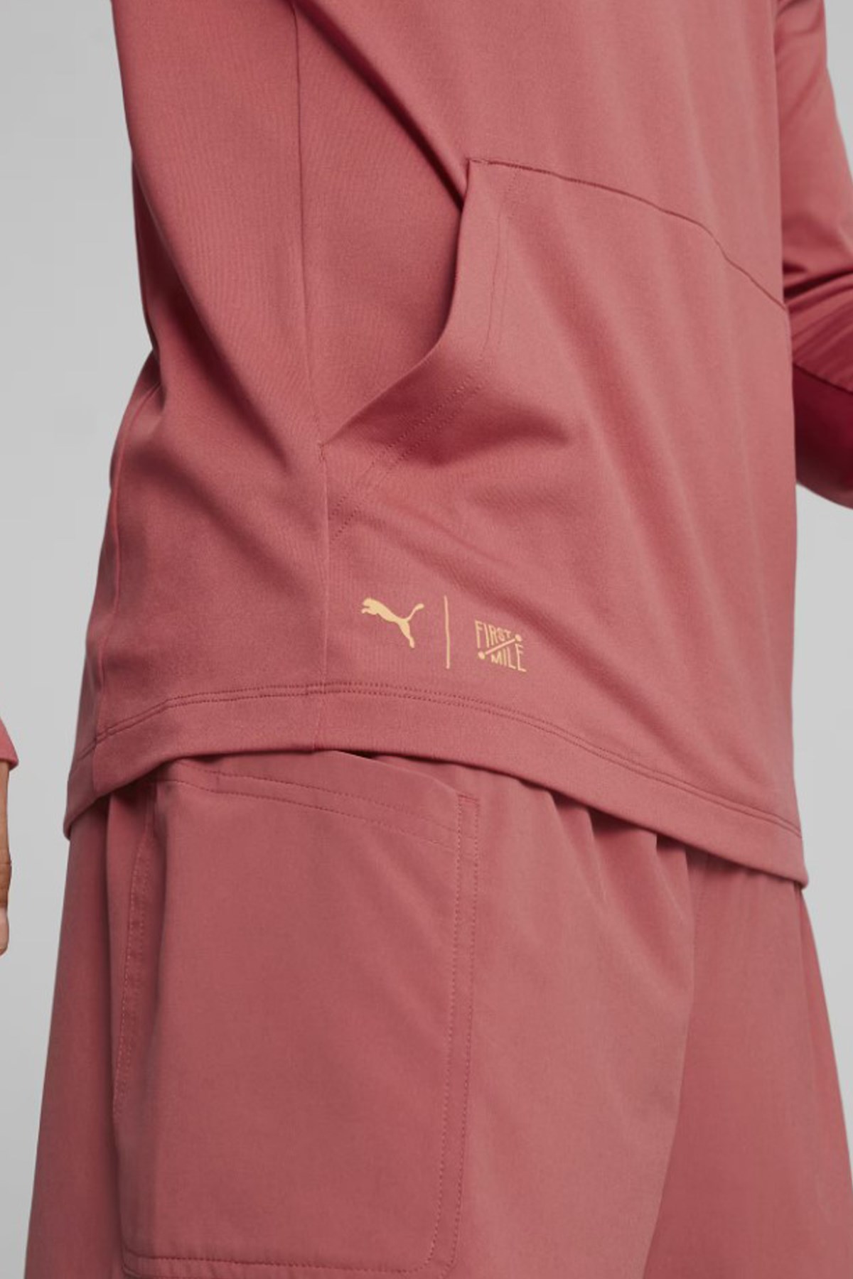 Puma First Mile Mid Layer Erkek Sweatshirt 52392221 Kırmızı