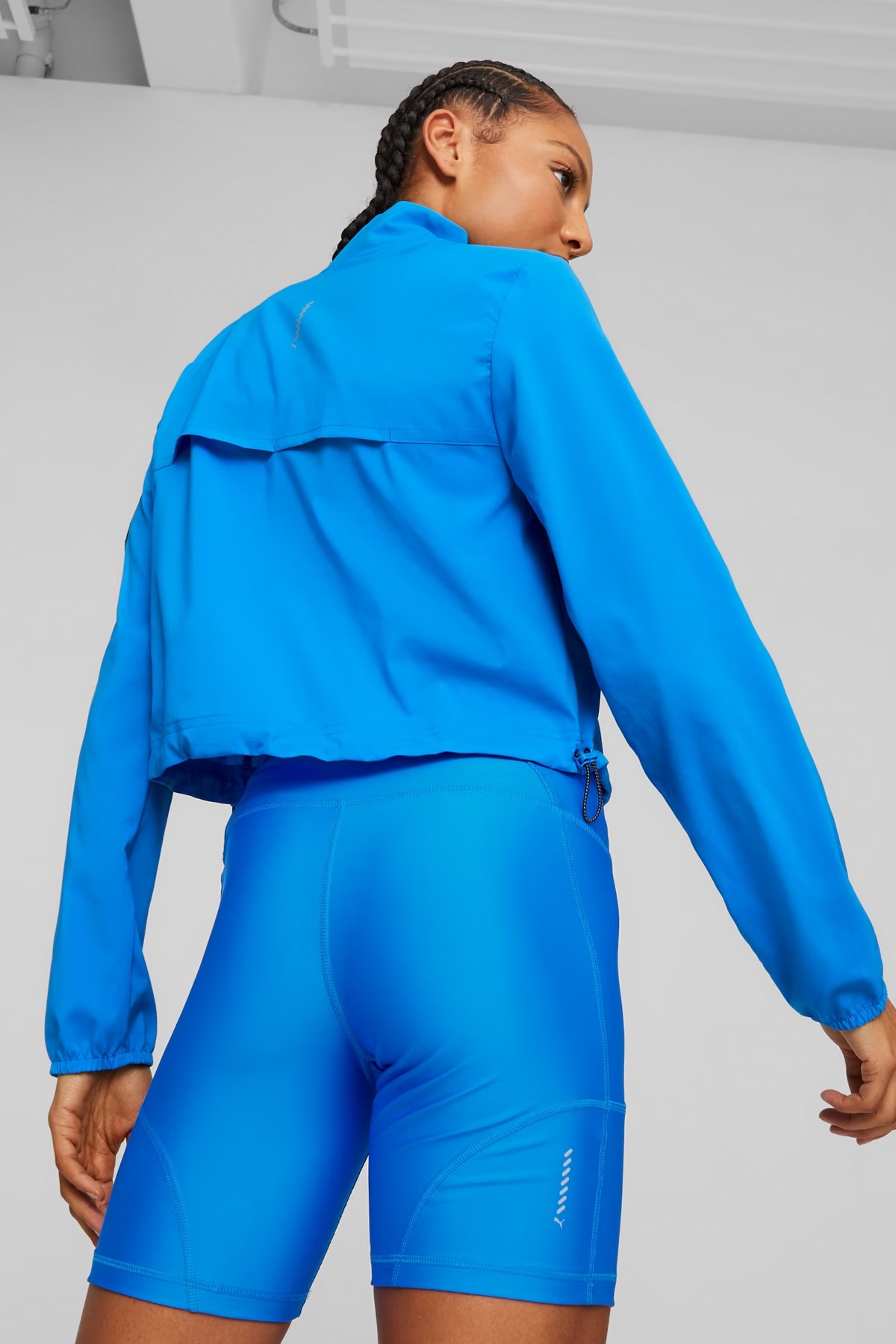 Puma Run Lightweight 1/2 Zip Kadın Sweatshirt 52405146 Mavi
