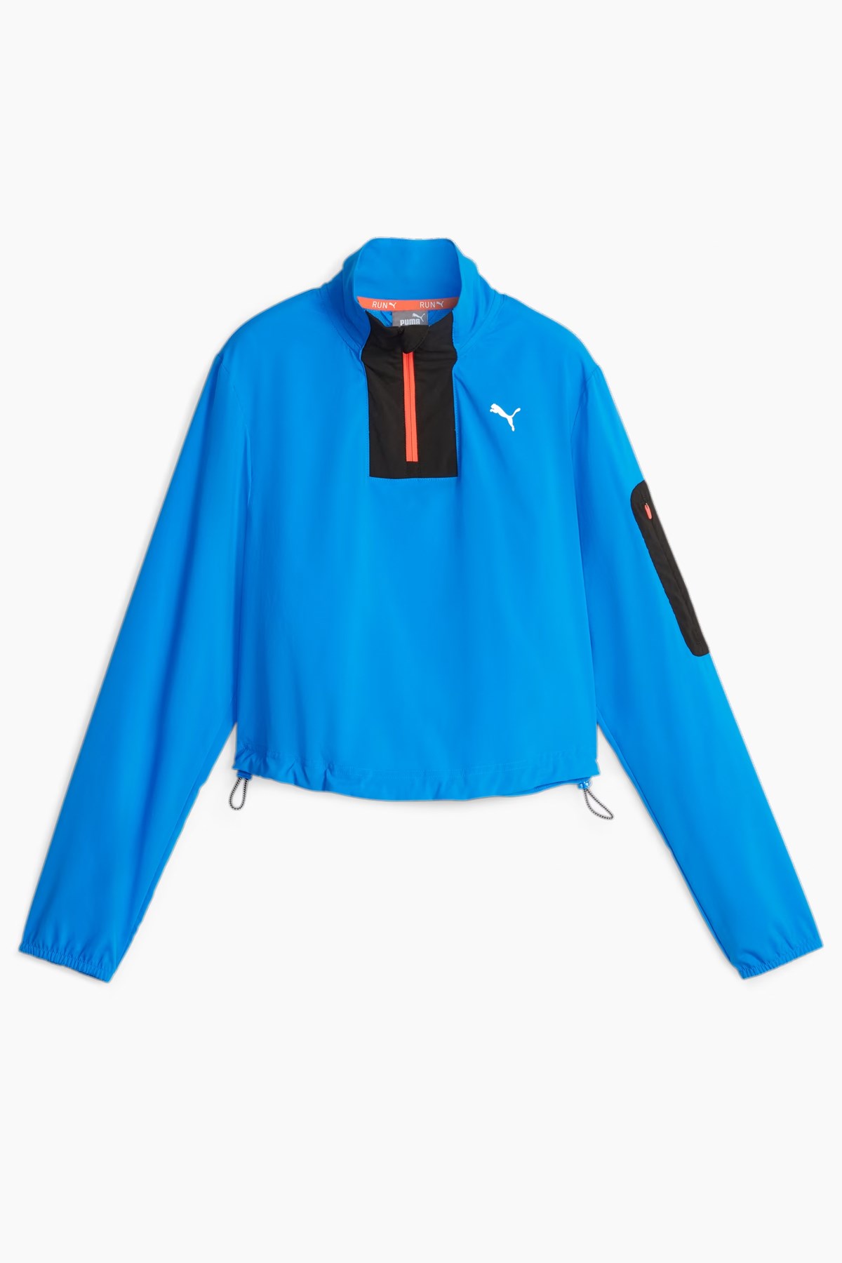 Puma Run Lightweight 1/2 Zip Kadın Sweatshirt 52405146 Mavi