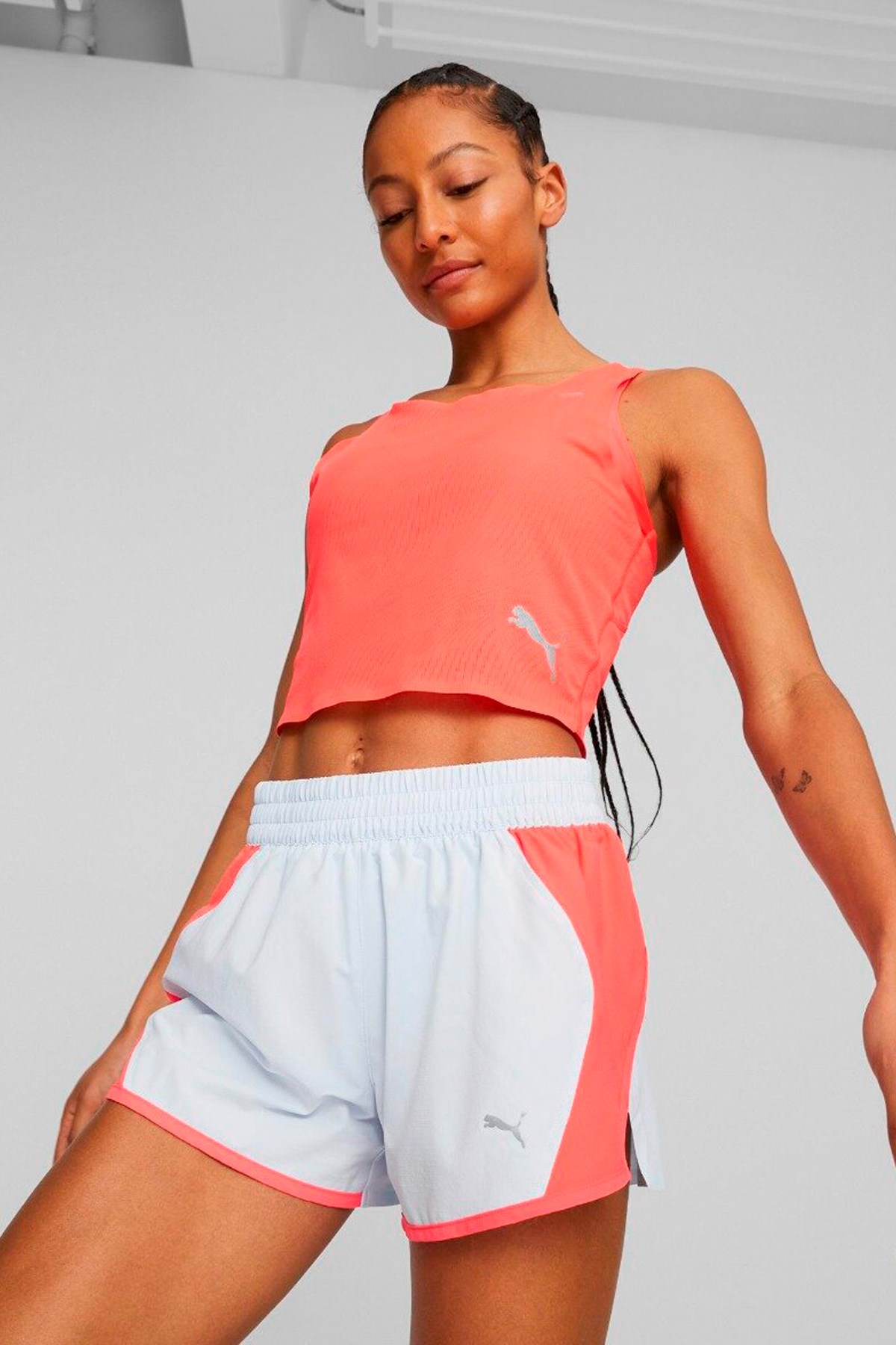Puma Run Ultraspun Crop Atlet 52406246 Turuncu