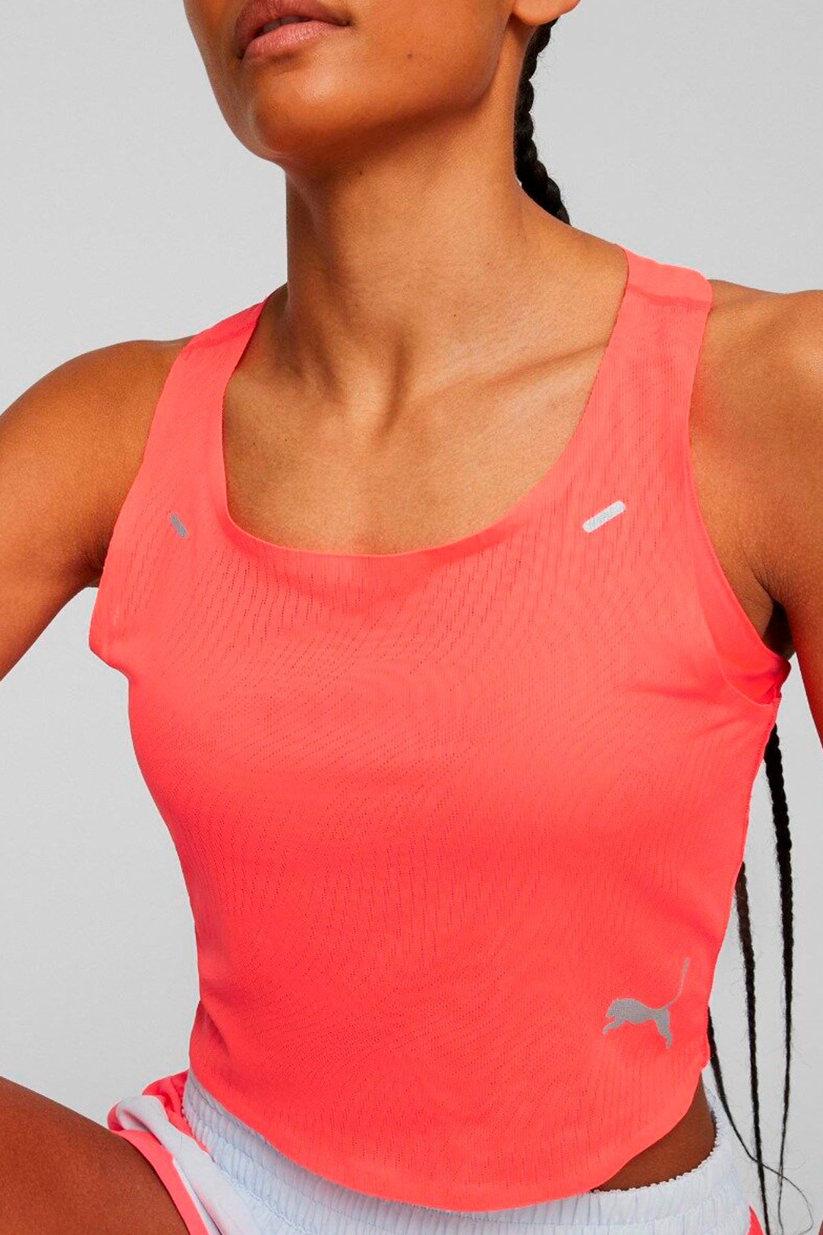 Puma Run Ultraspun Crop Atlet 52406246 Turuncu