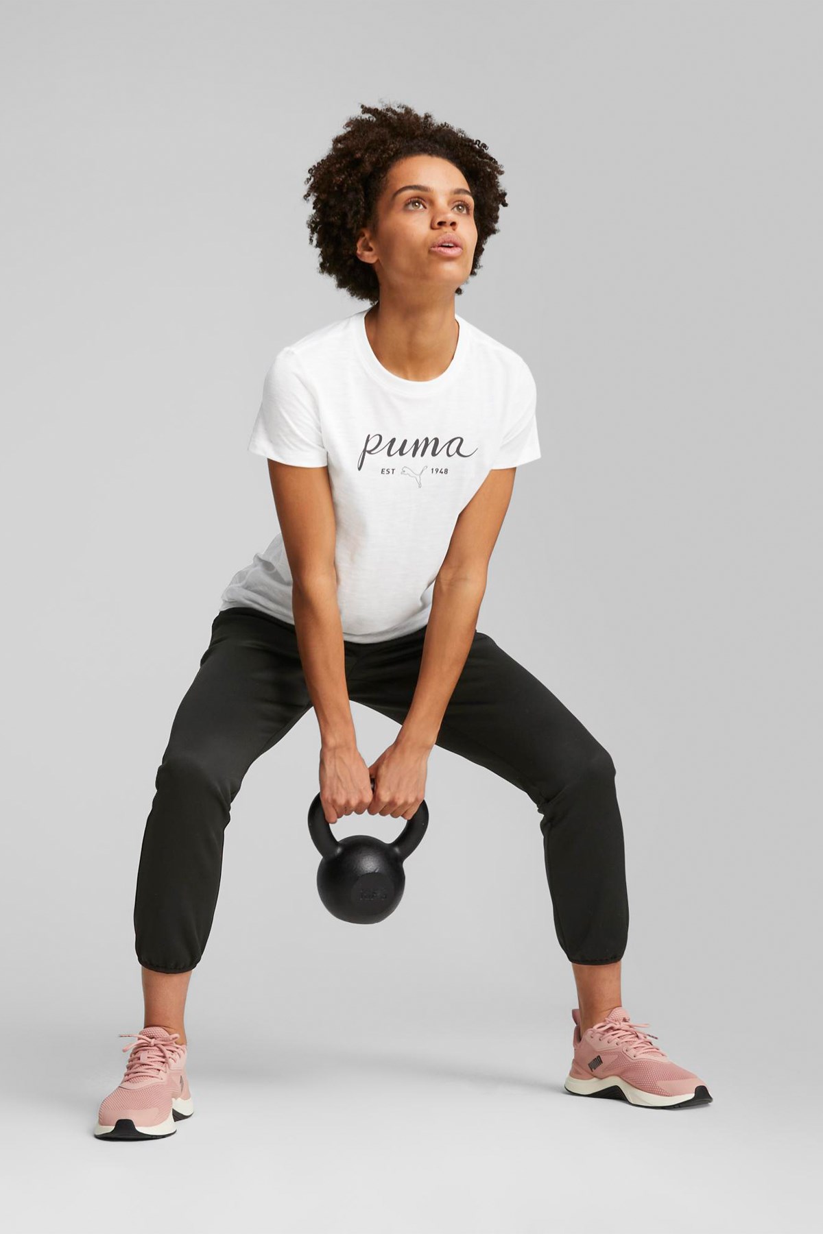 Puma Graphic Kadın Tişört 52421002 Beyaz