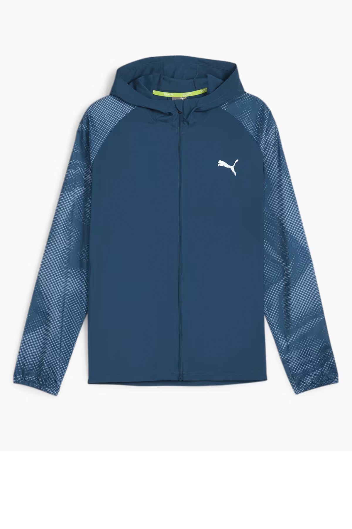 Puma Run Fav Aop Woven Erkek Sweatshirt 52422121 Mavi