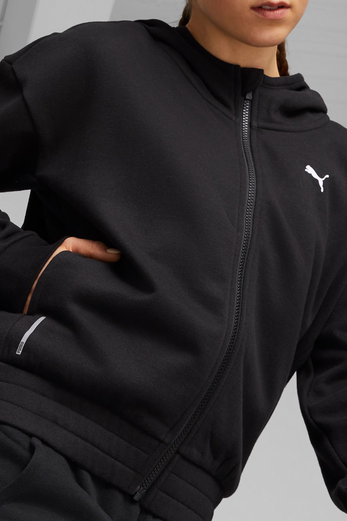 Puma Train Favorite Fleece Fz Kadın Sweatshirt 52423301 Siyah
