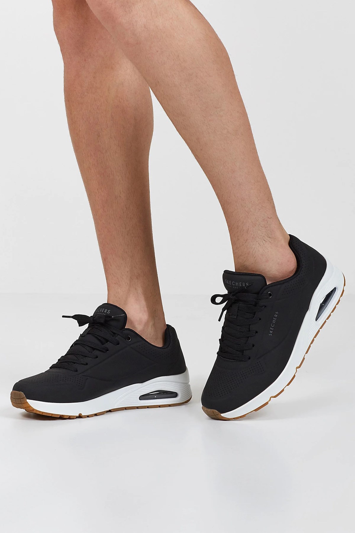 Skechers Uno-Stand On Air Erkek Spor Ayakkabı 52458 BLK Siyah