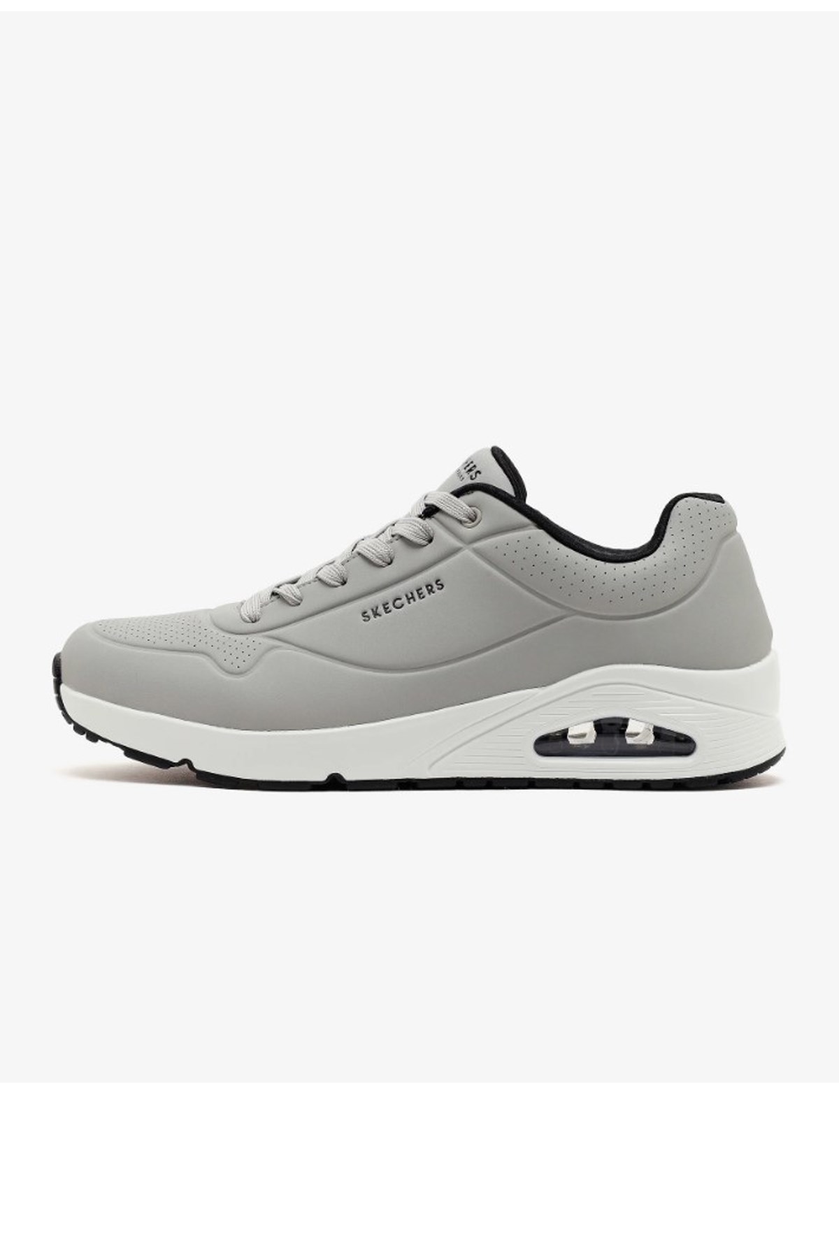 Skechers Uno-Stand On Air Erkek Spor Ayakkabı 52458 LGBK Gri