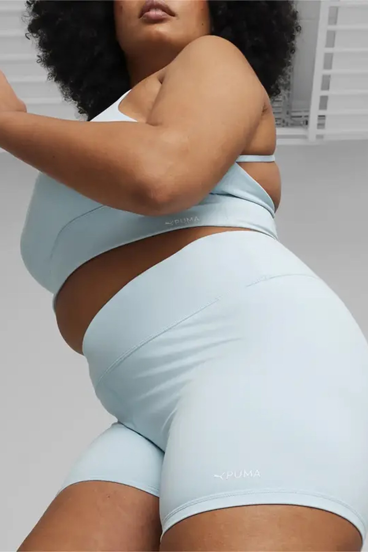 Puma Fıt Hw 5  Tıght Kadın Kısa Tayt 52480422 Mavi