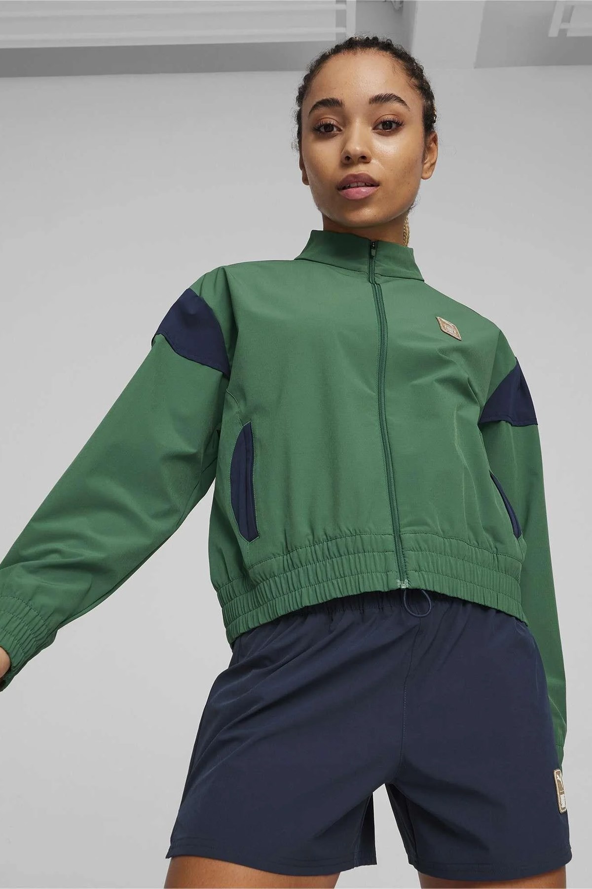 Puma W First Mile Kadın Sweatshirt 52498137 Yeşil