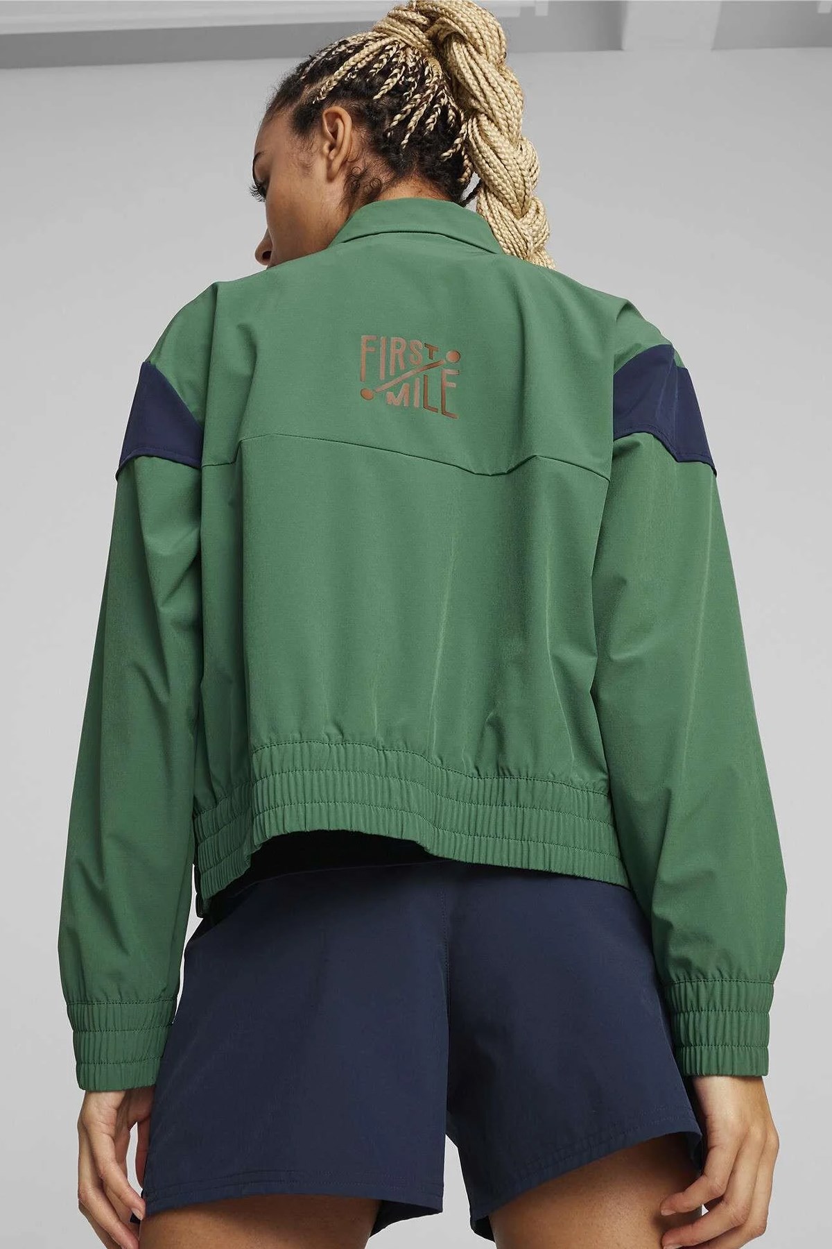Puma W First Mile Kadın Sweatshirt 52498137 Yeşil