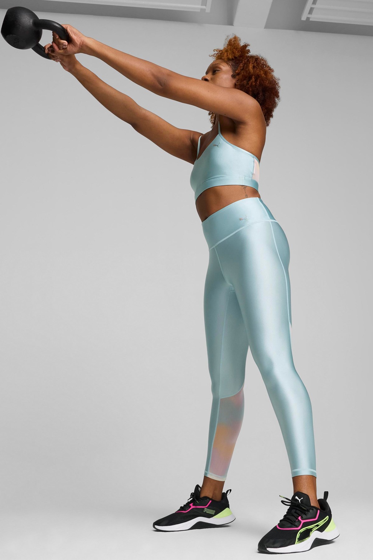 Puma Move Summer Daze Bra Sporcu Sütyeni 52507622 Mavi