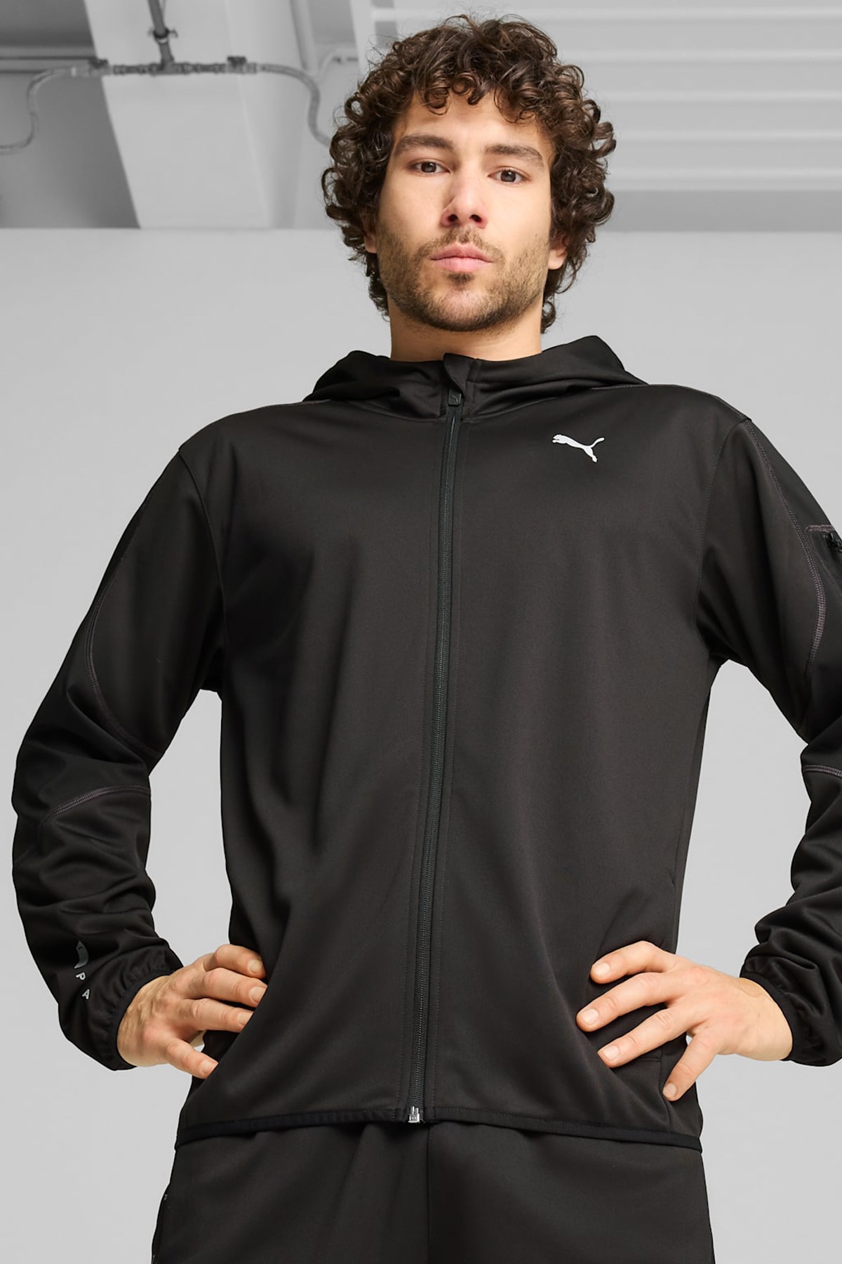Puma M Flex Panelled Erkek Sweatshirt 52570901 Siyah