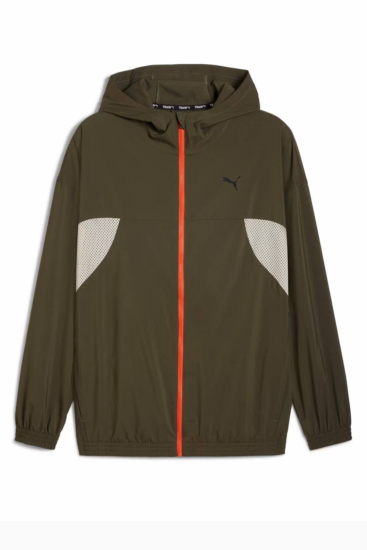Puma Fit Woven FZ Erkek Sweatshirt 52572480 Haki