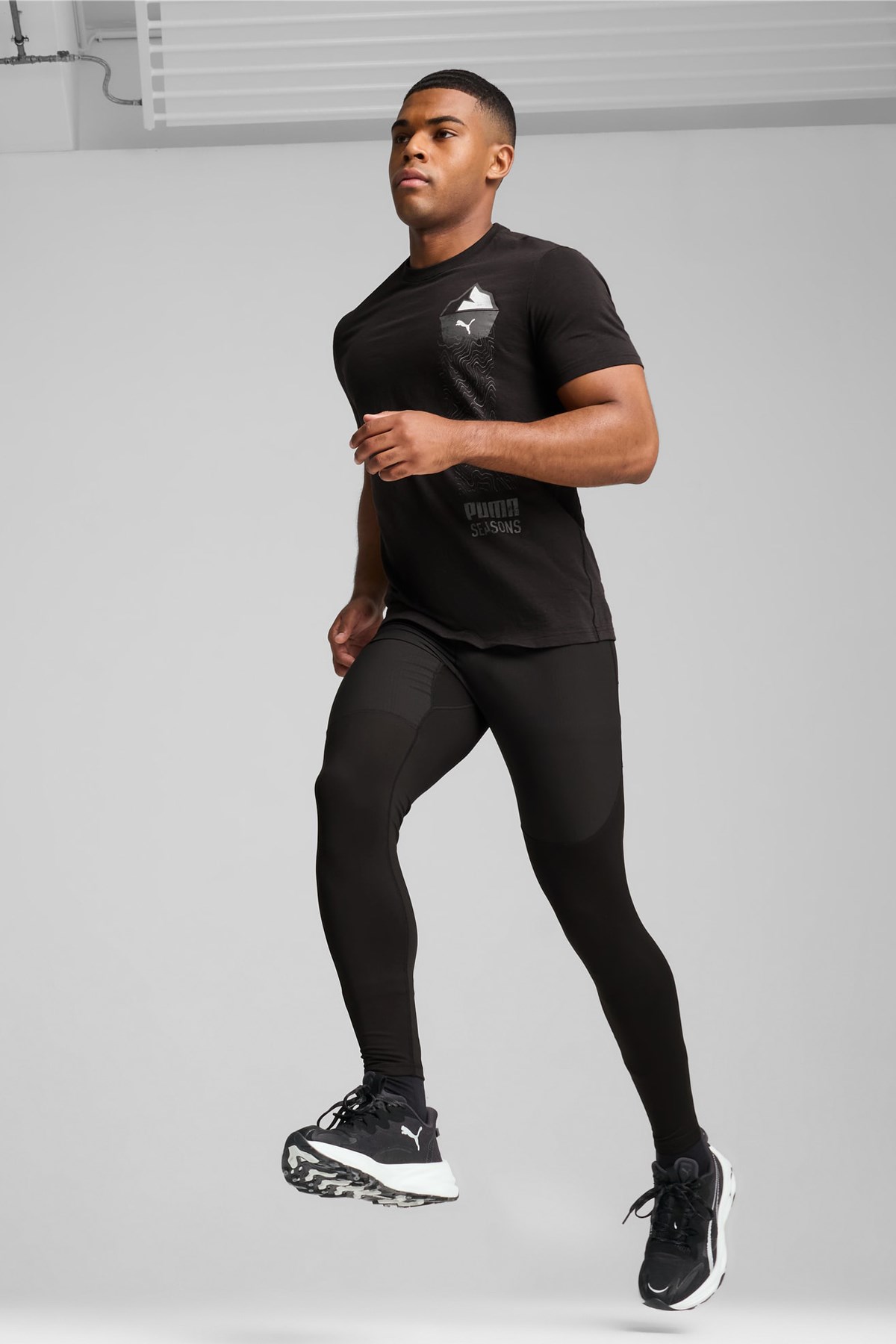 Puma Men S Seasons Trail Erkek Tişört 52586001 Siyah