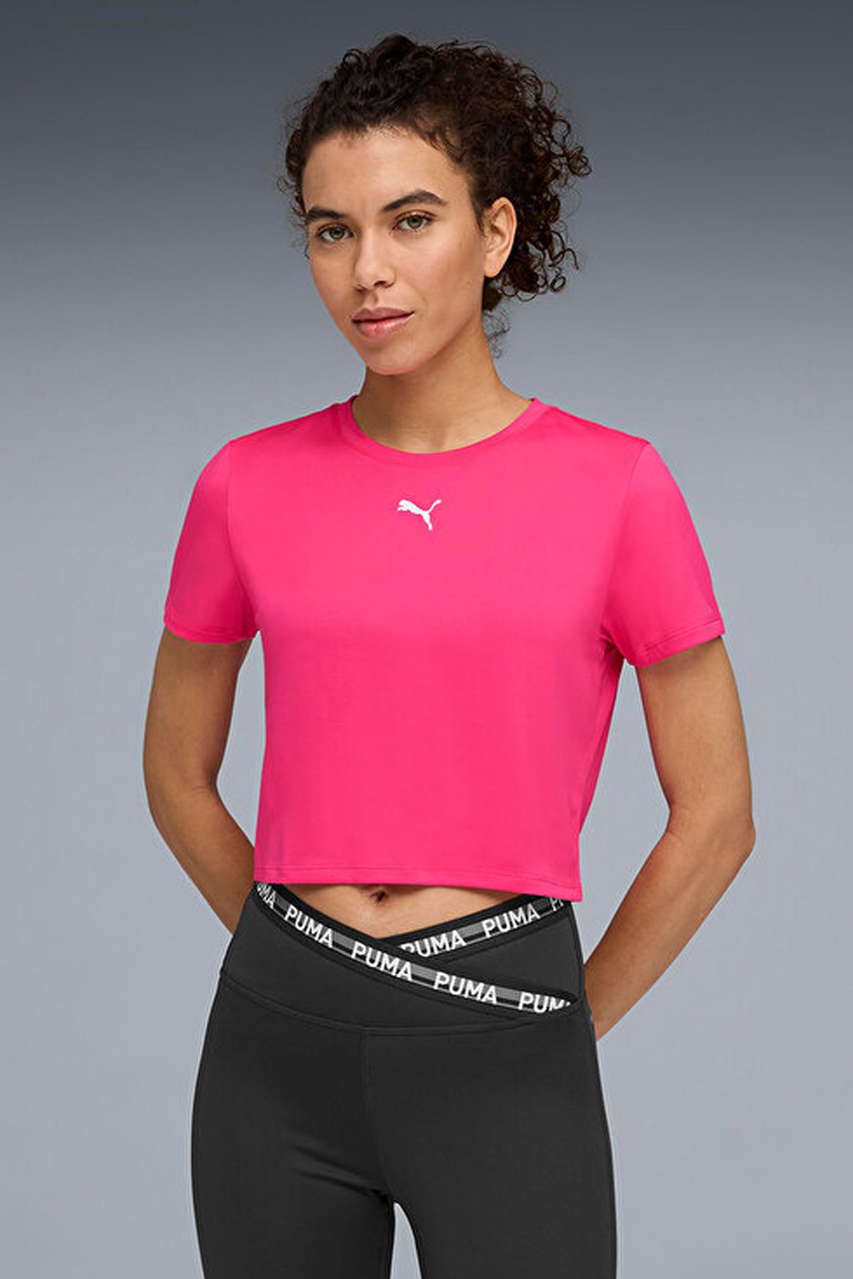 Puma Tad Essential Kadın Tişört 52589497 Pembe