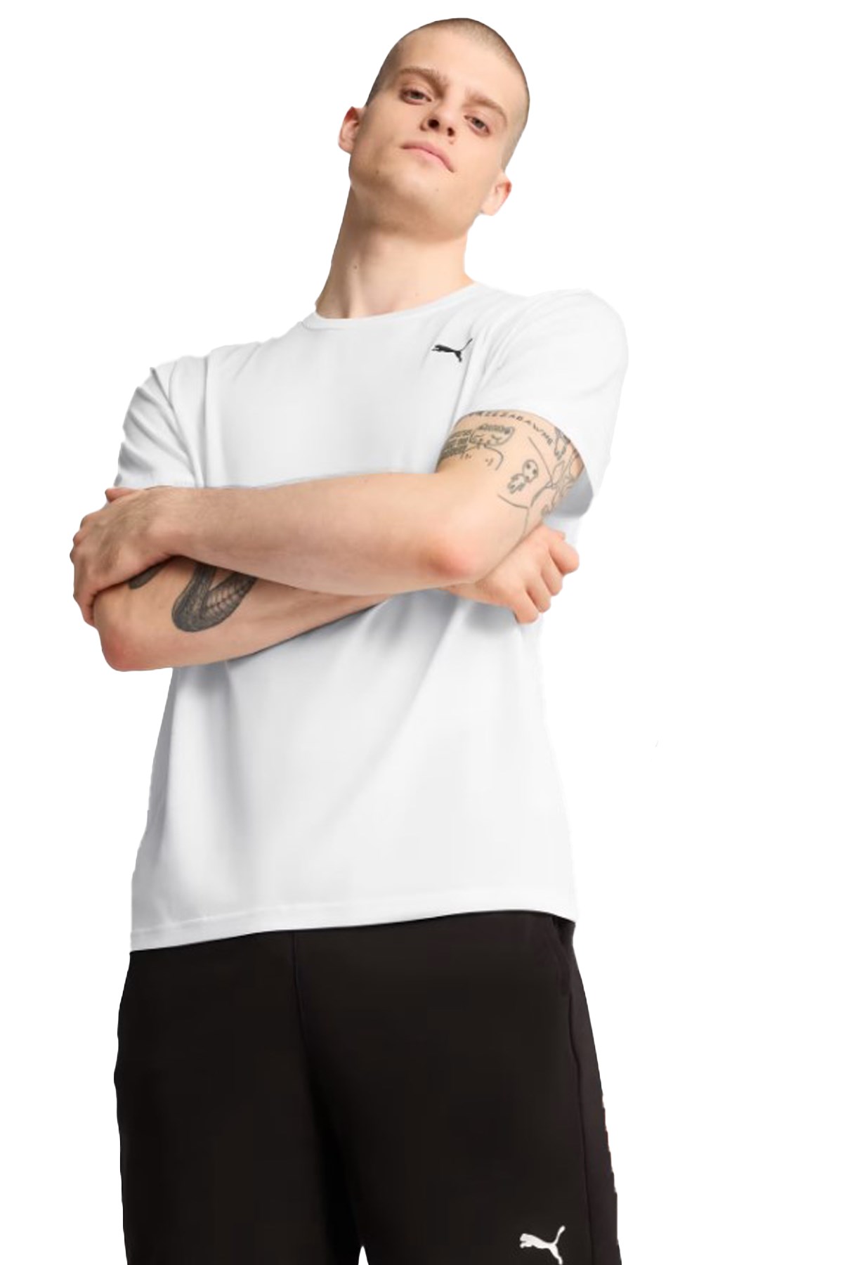 Puma Tad Ess Erkek Tişört 52590802 Beyaz