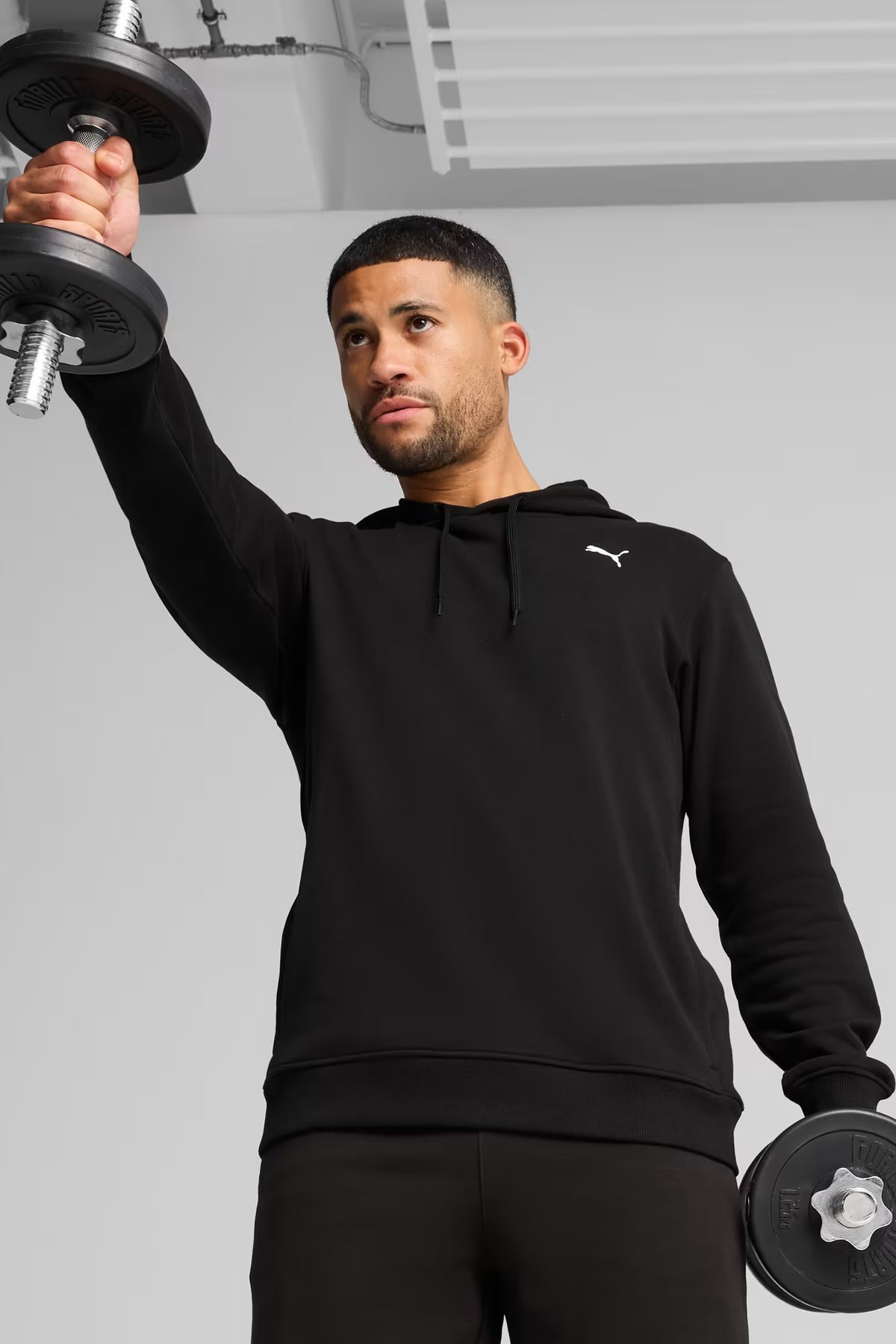 Puma Tad Ess French Erkek Sweatshirt Siyah