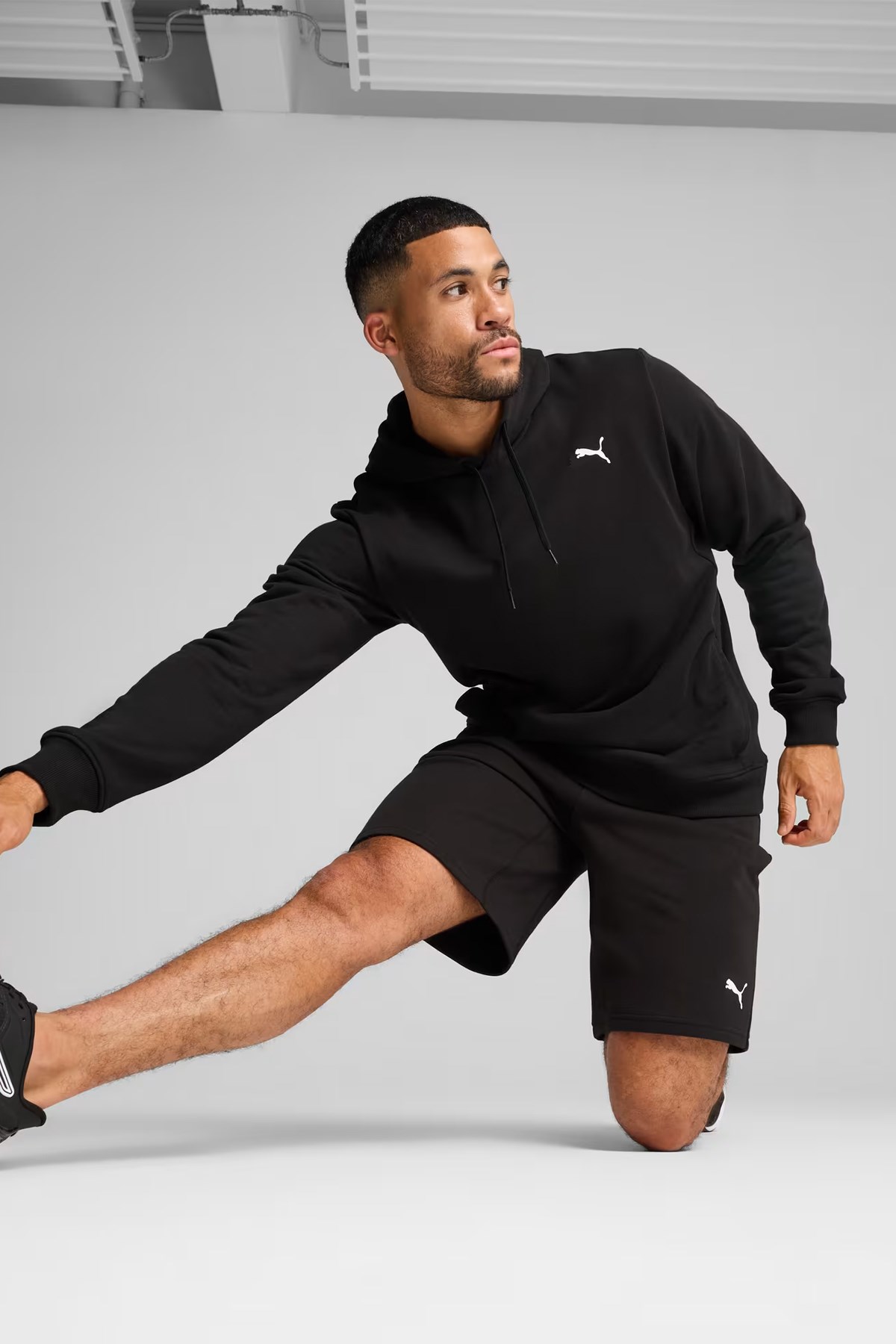 Puma Tad Ess French Erkek Sweatshirt Siyah