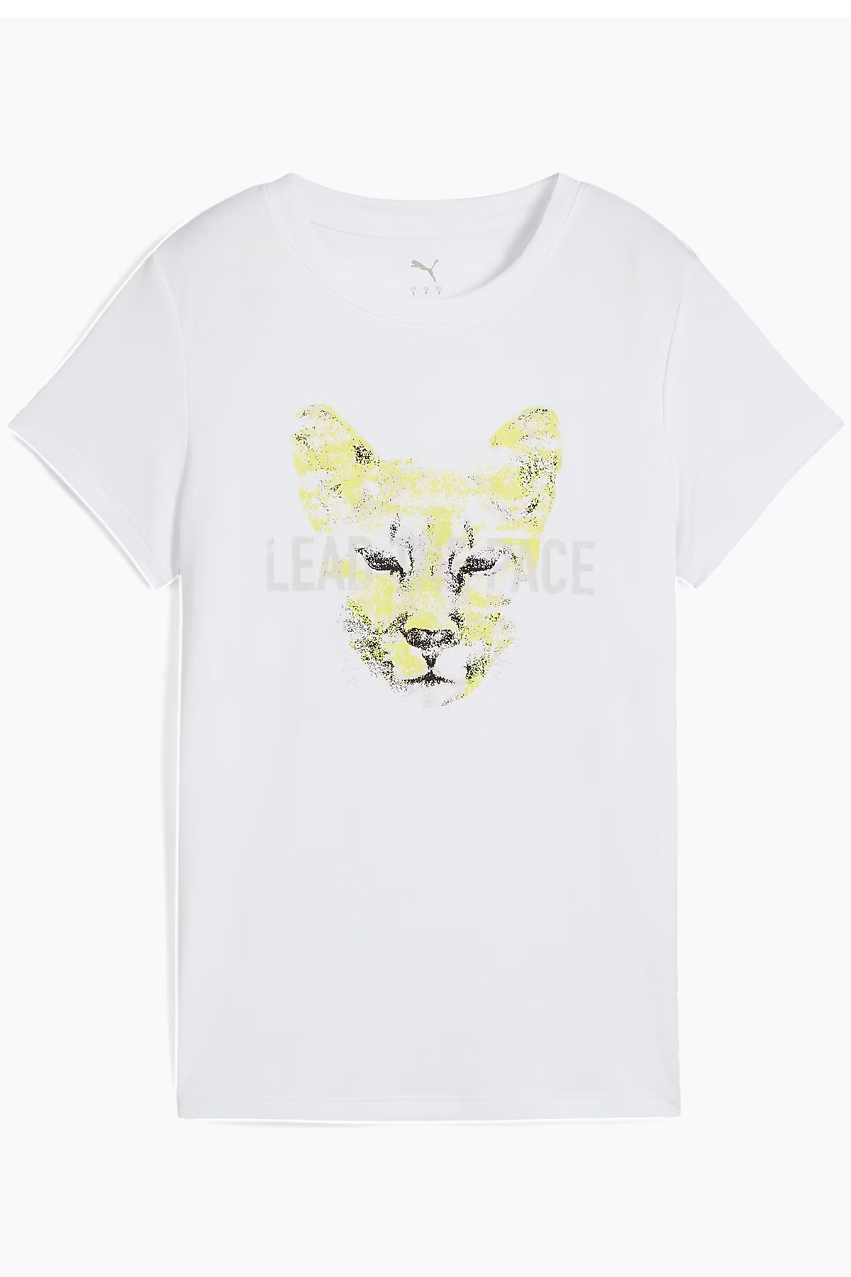Puma Graphics Running Slogan Kadın Tişört 52655502 Beyaz