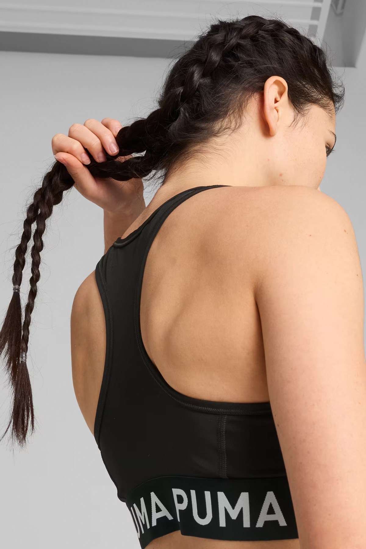 Puma 4Keeps Elastic Kadın Bra 52696201 Siyah