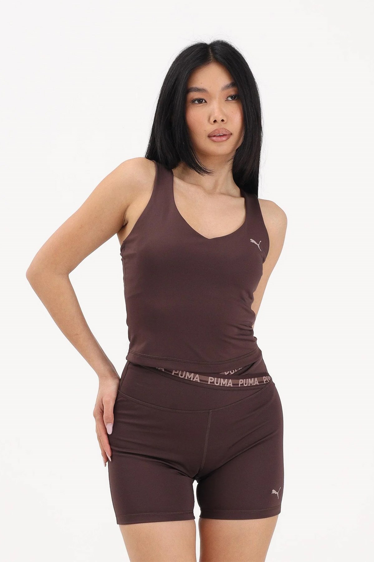Puma Strong Tank Kadın Atlet 52849513 Kahverengi