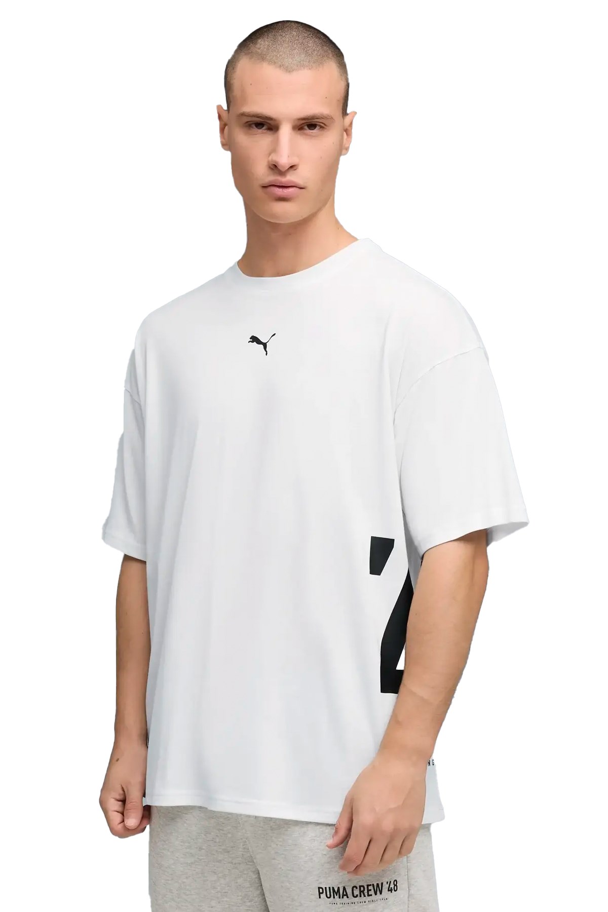Puma Graphic Erkek Tişört 52852802 Beyaz
