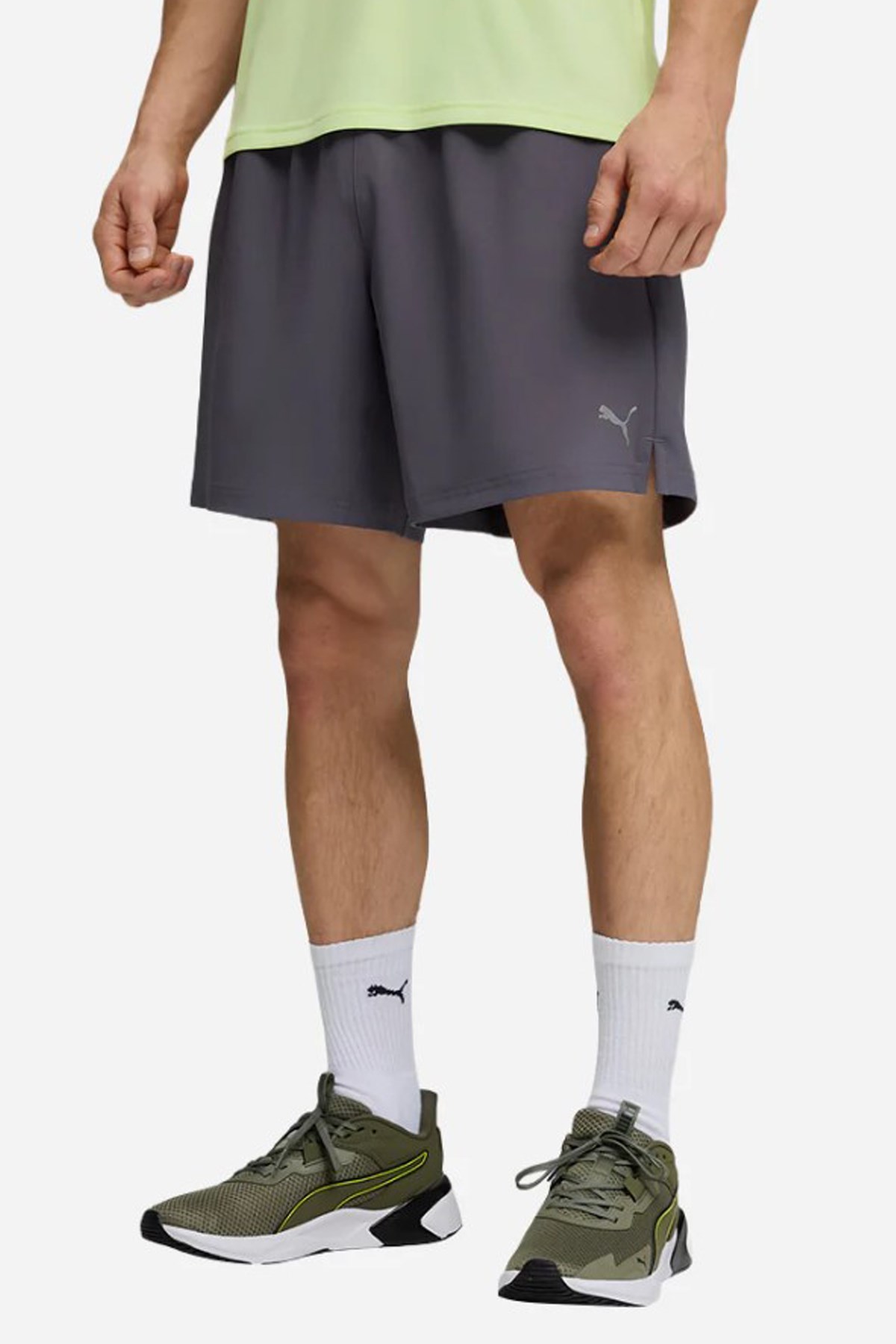 Puma Pwrtrain Erkek Şort 52853399 Gri