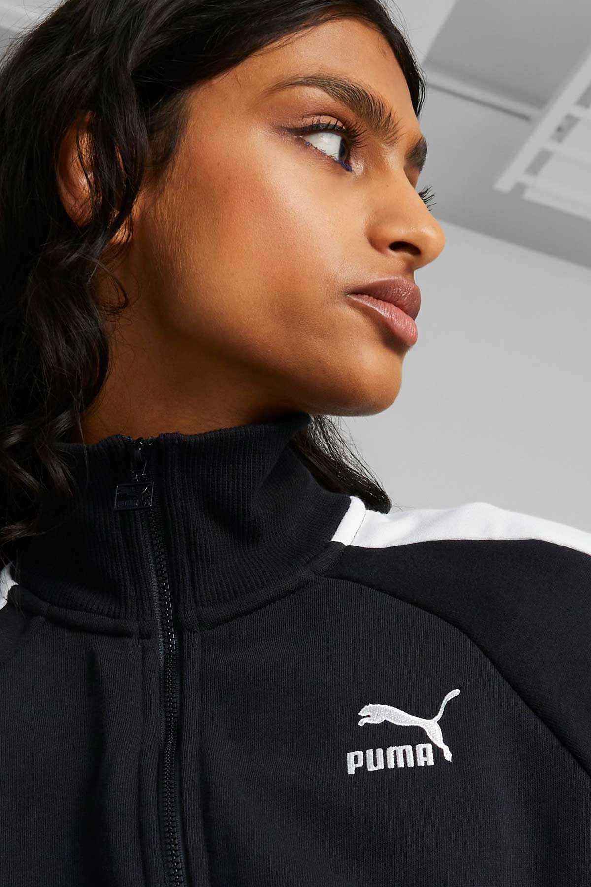 Puma Iconic T7 Kadın Sweatshirt 53007801 Siyah