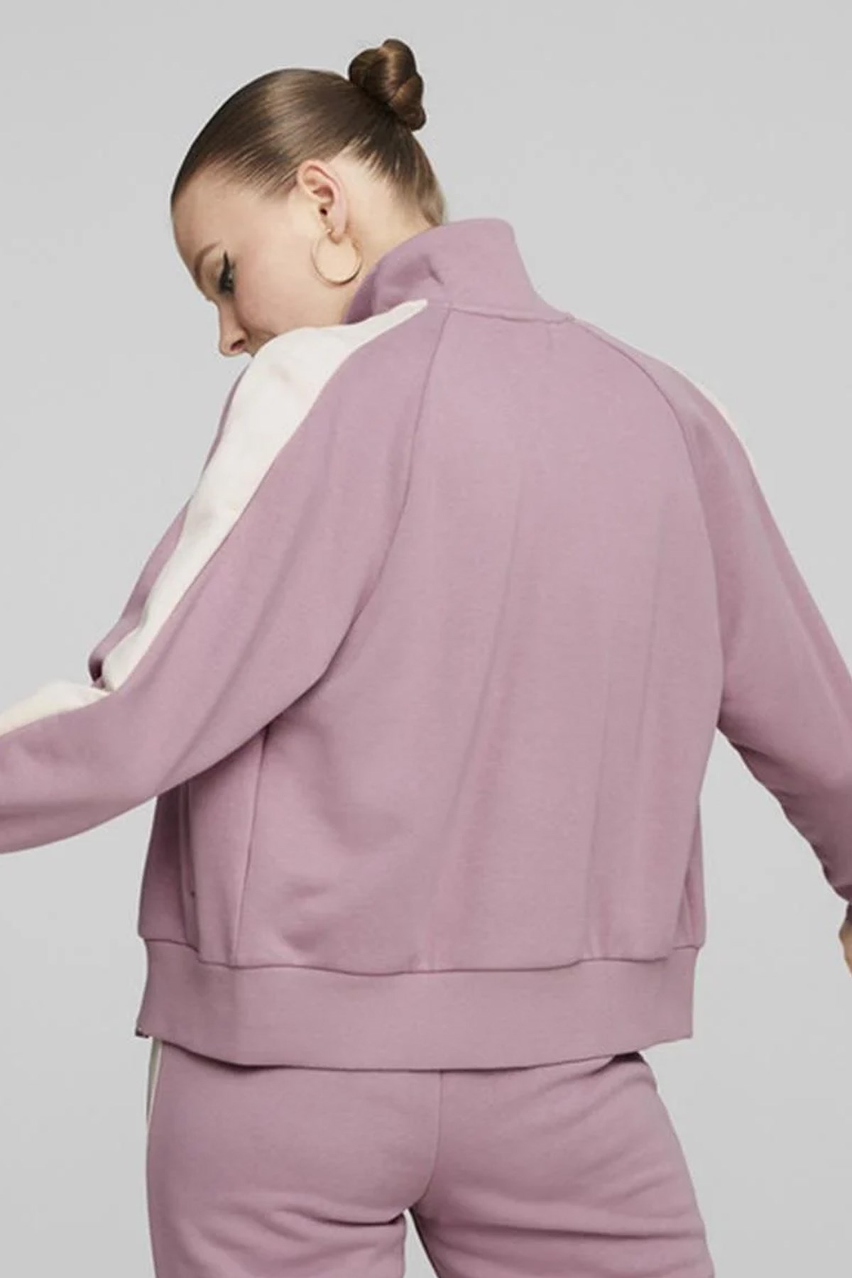 Puma Iconic T7 Track Kadın Sweatshirt 53007946 Mor