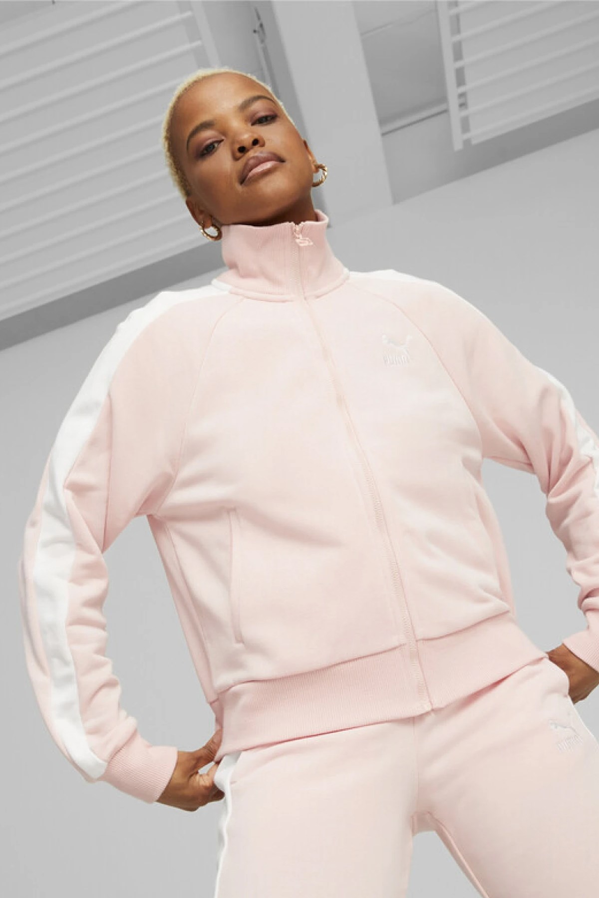 Puma Iconic T7 Track Jacket Kadın Ceket 53007966 Pembe
