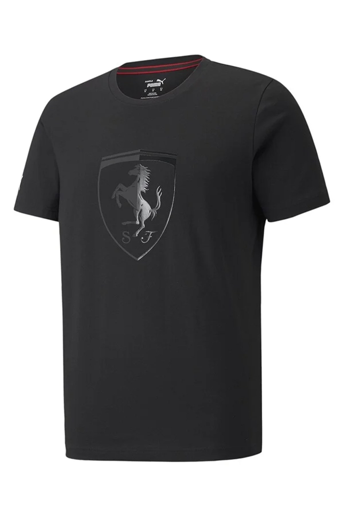 Puma Ferrari Race Ton B Shieldtee Erkek Tişört 53169201 Siyah