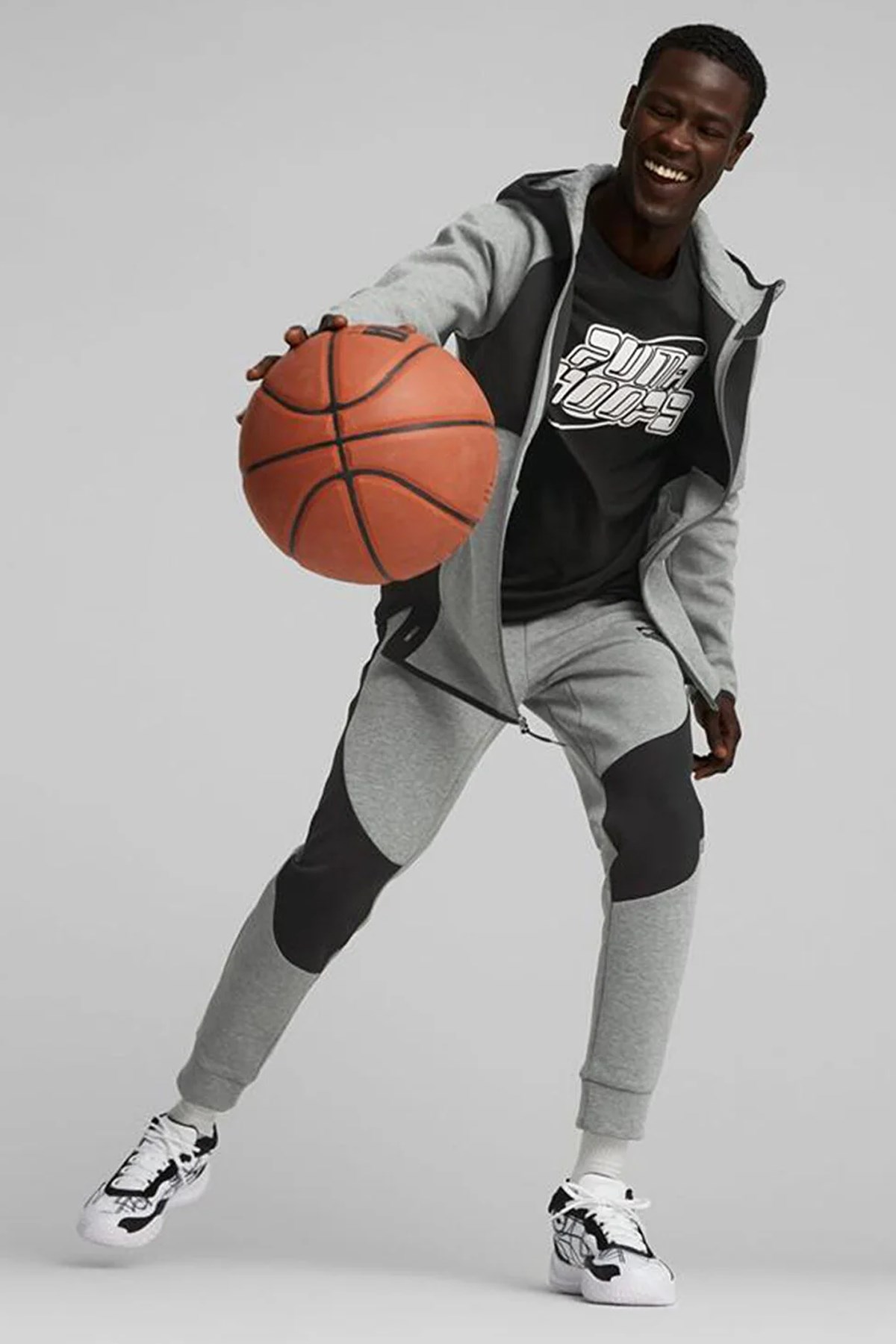 Puma Dime Erkek Sweatshirt 53289213 Gri