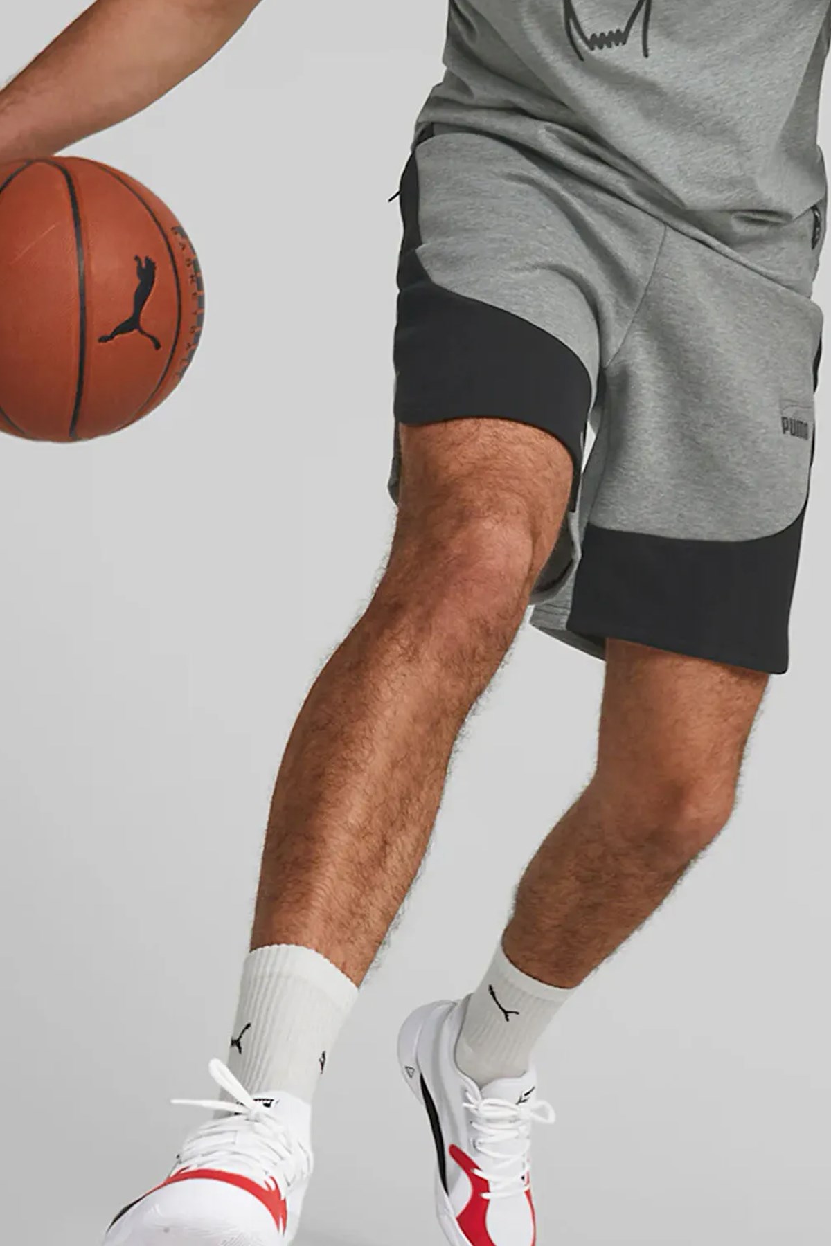 Puma Dime Short Erkek Şort 53289513 Gri