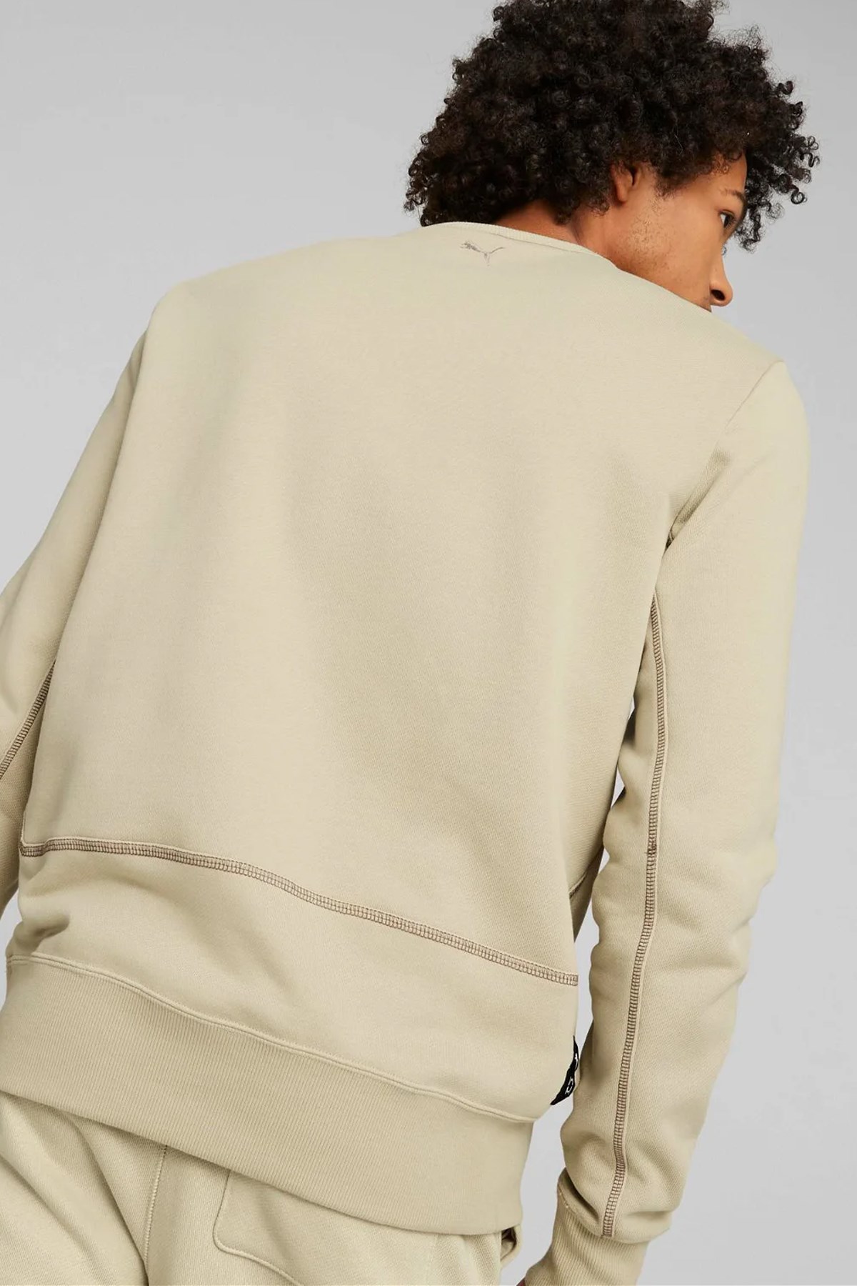 Puma Pivot Crew Emb Granola Erkek Sweatshirt 53324913 Bej