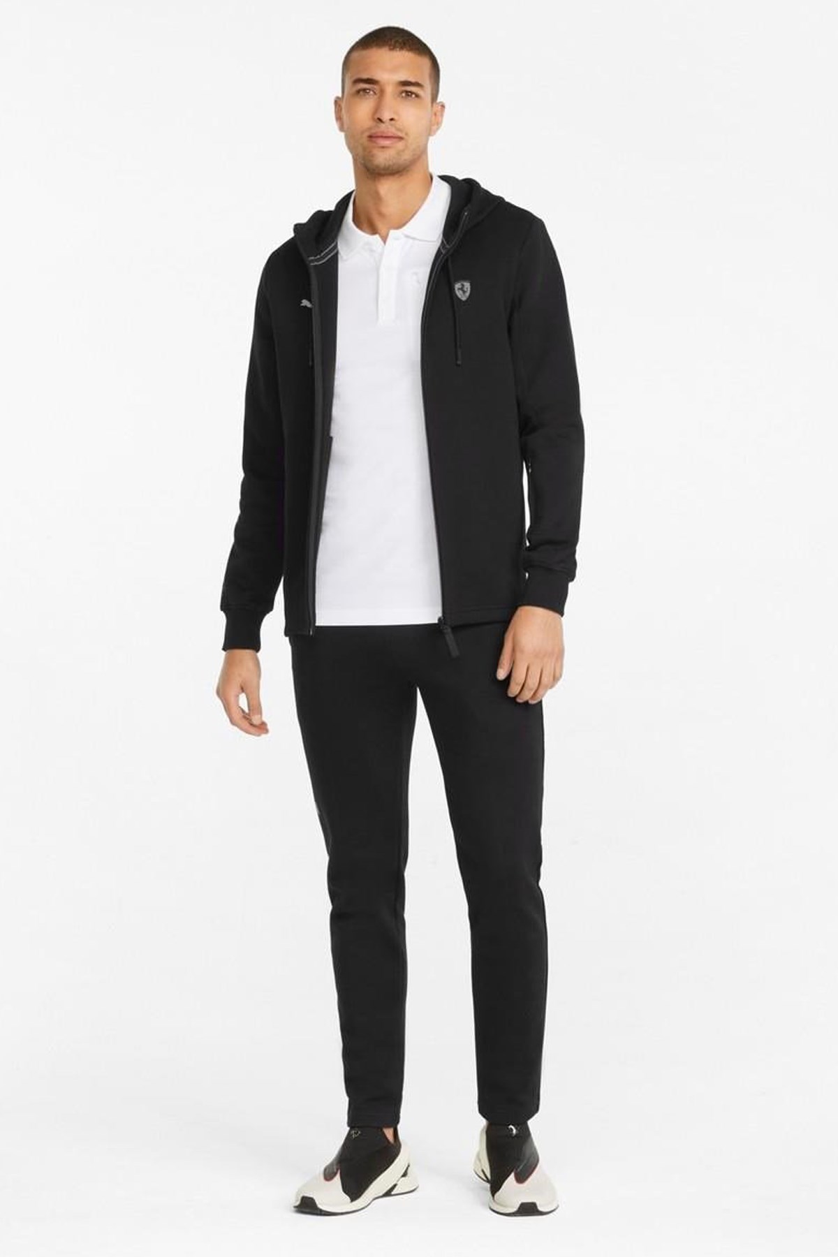 Puma Ferrari Style Erkek Sweatshirt 53333401 Siyah