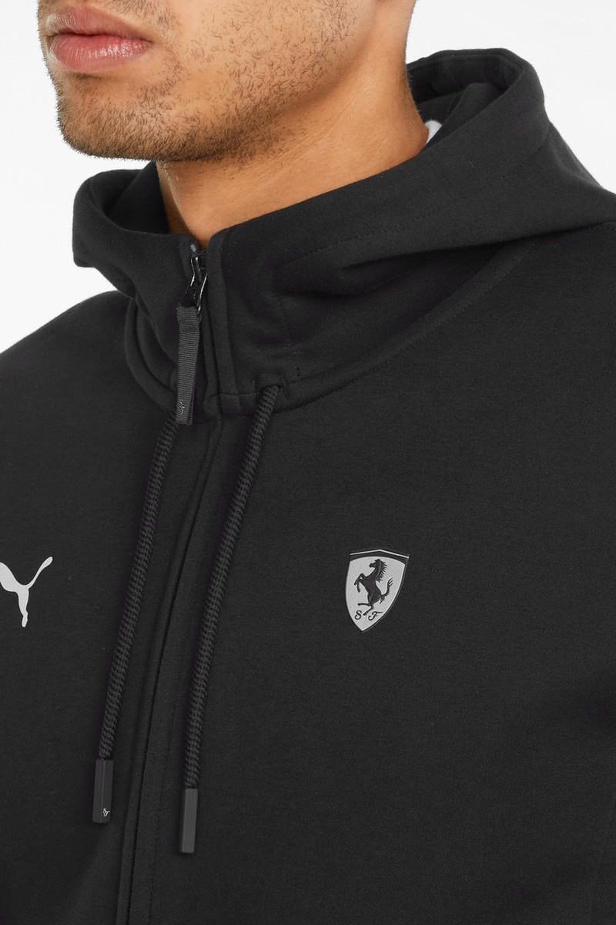 Puma Ferrari Style Erkek Sweatshirt 53333401 Siyah