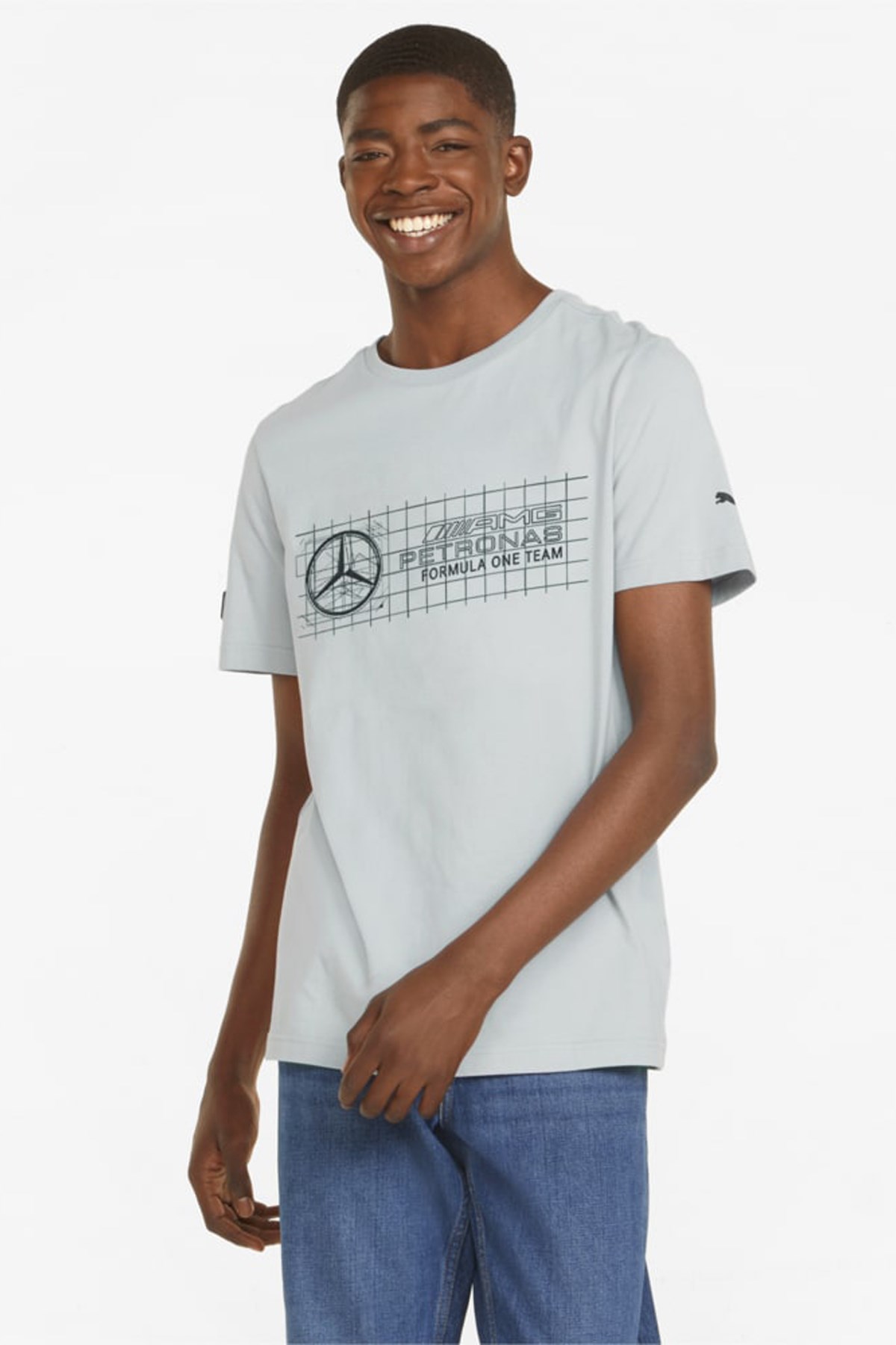 Puma Mapf1 Logo Erkek Tişört 53369302 Mavi