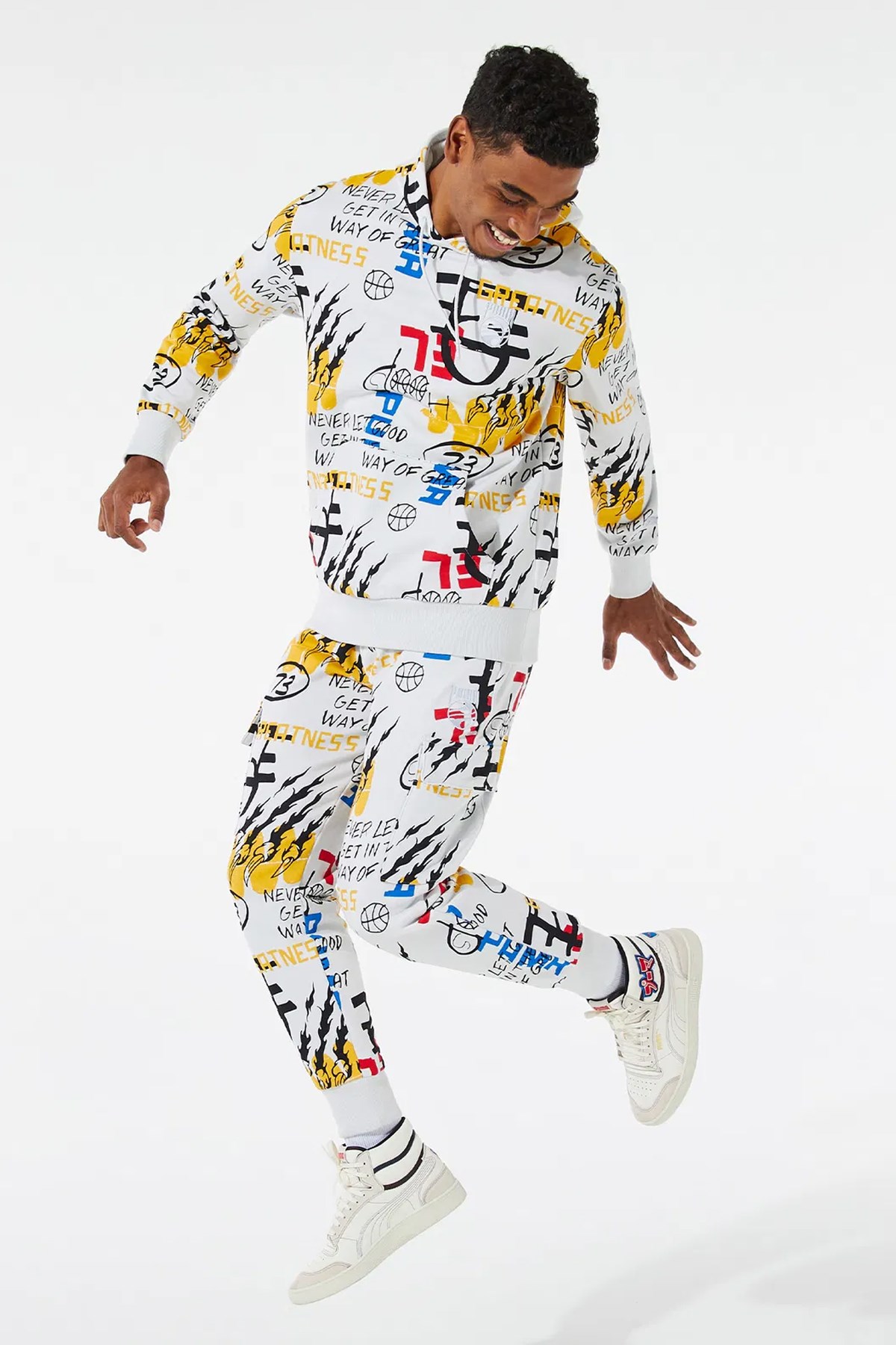 Puma Booster Pant Aop Erkek Tek Alt 53413503 Çok Renkli