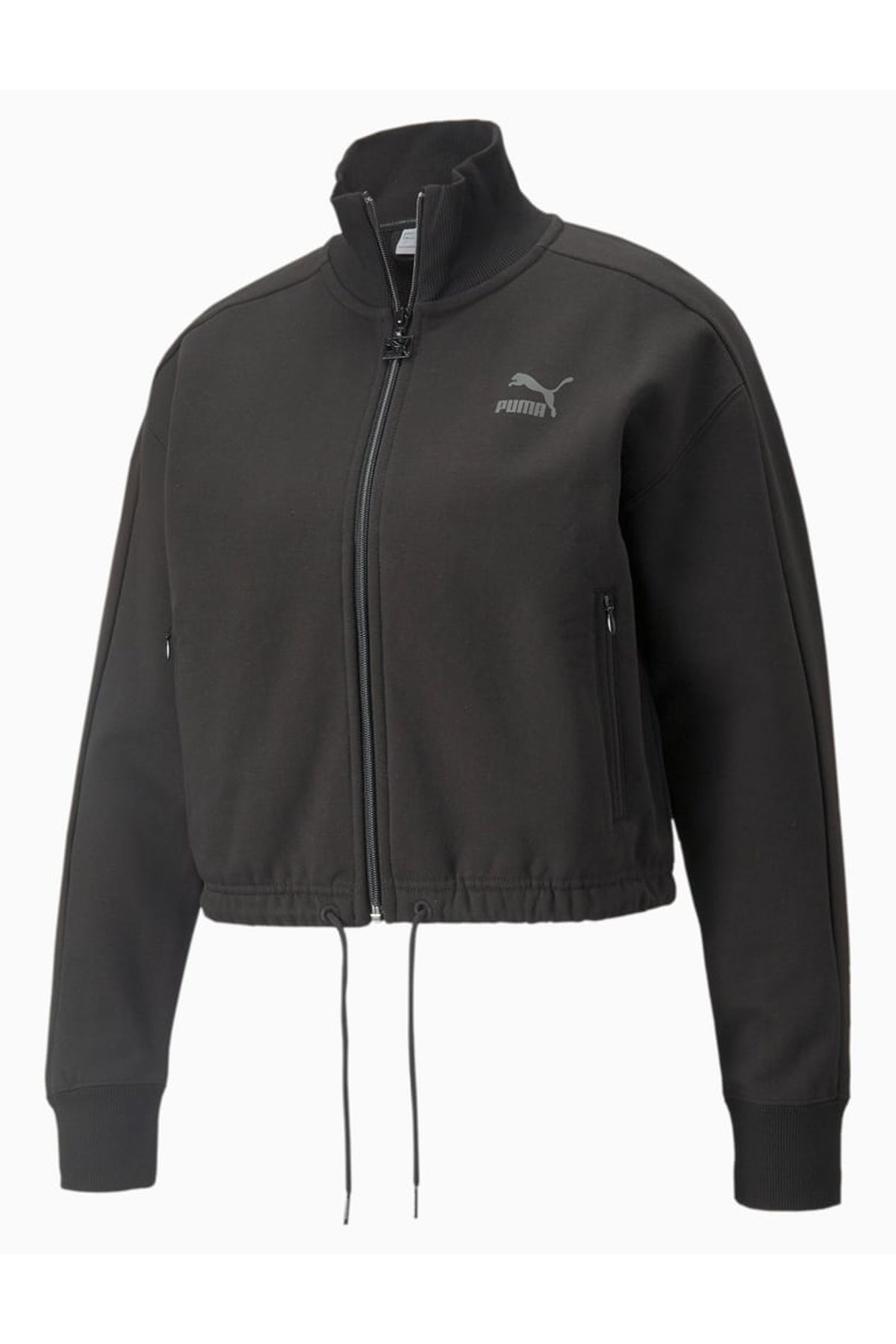 Puma Re:T7 Crop Kadın Sweatshirt 53457601 Siyah