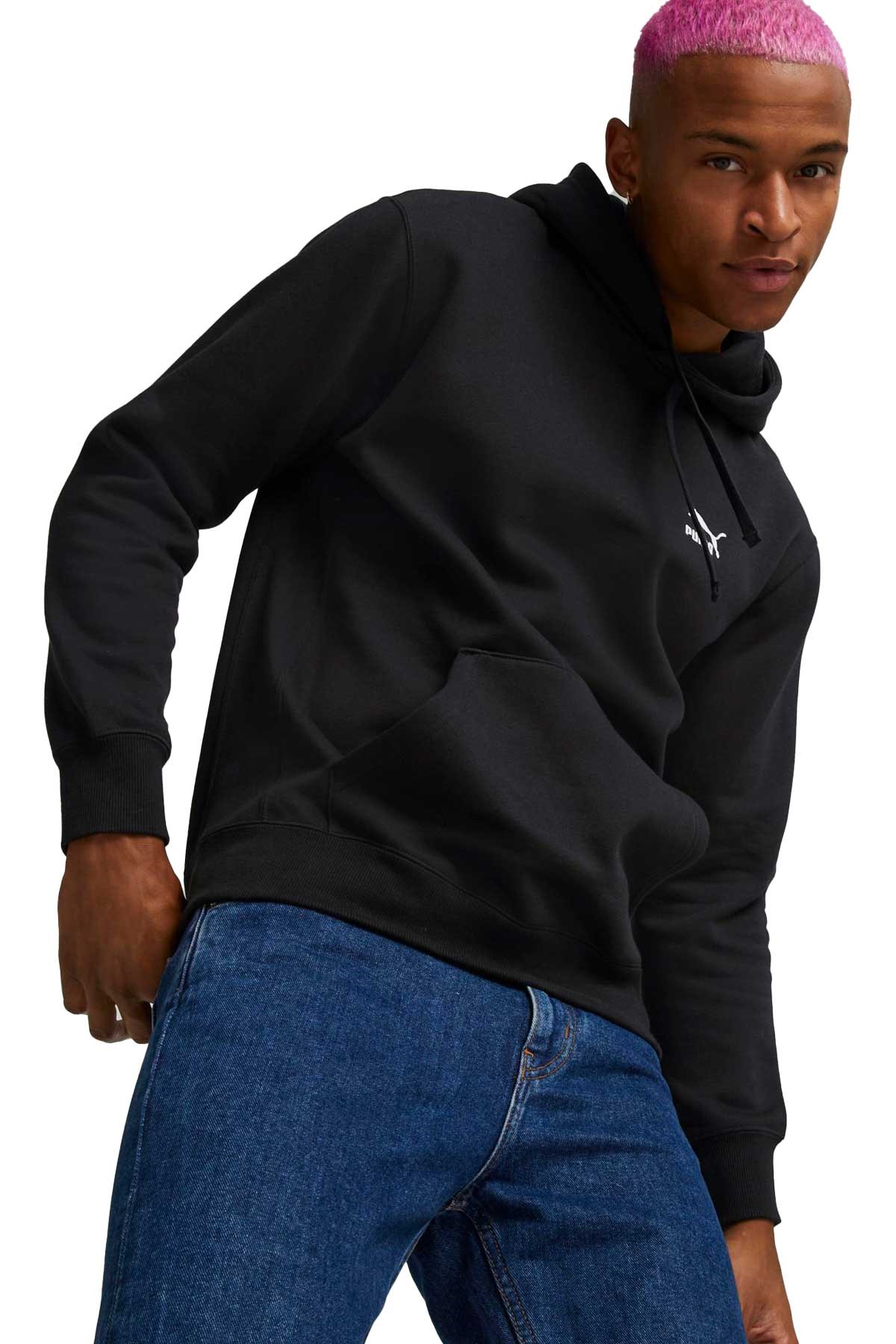 Puma Classics Small Logo Erkek Sweatshirt 53559601 Siyah